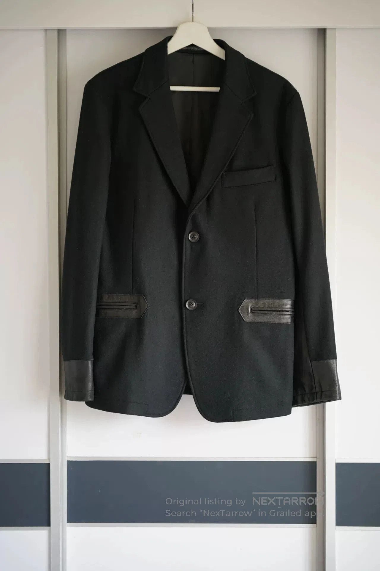 Yohji Yamamoto yohji yamamoto black layered suit jacket. Size US S / EU 44-46 / 1 - 1 Thumbnail