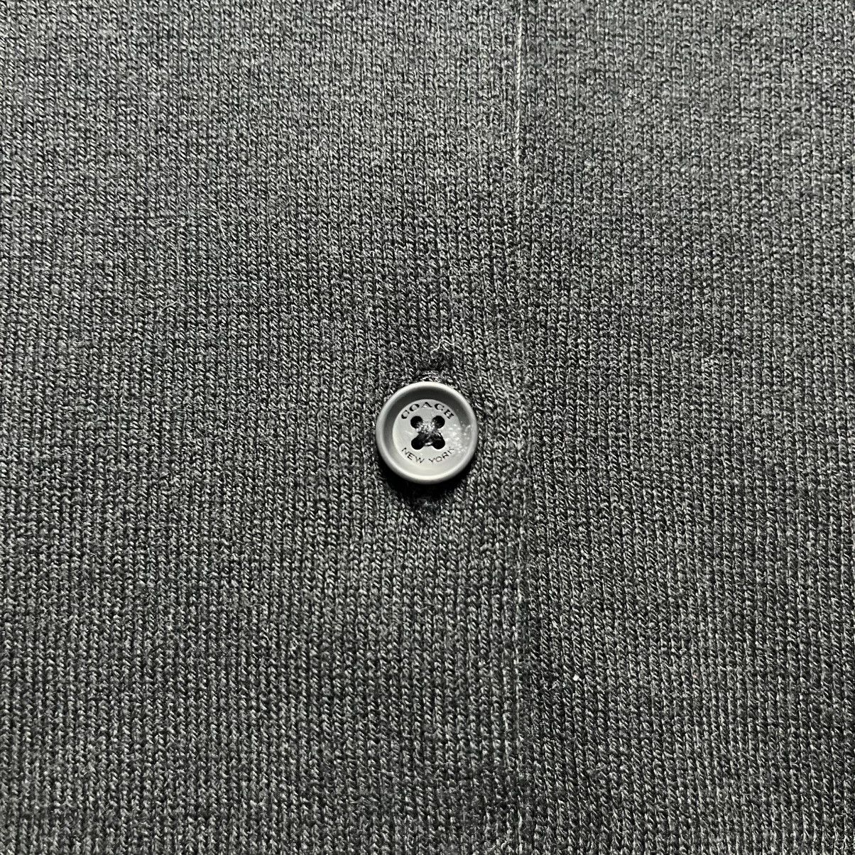 Coach × Designer Coach Black Cardigan Sweater Luxury Designer Size XXS / US 00 / IT 34 - 5 Thumbnail