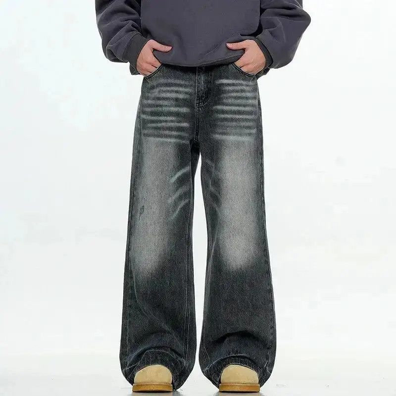 Japanese Brand Wide Leg American Style Jeans Size US 32 / EU 48 - 3 Thumbnail