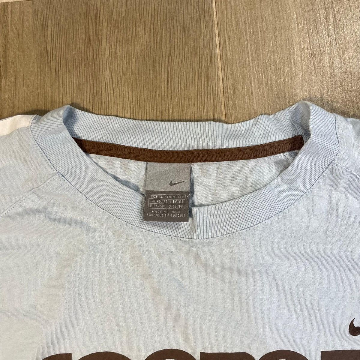 Nike Nike Cortez long sleeve shirt in white and blue y2k vintage Size US XL / EU 56 / 4 - 5 Thumbnail