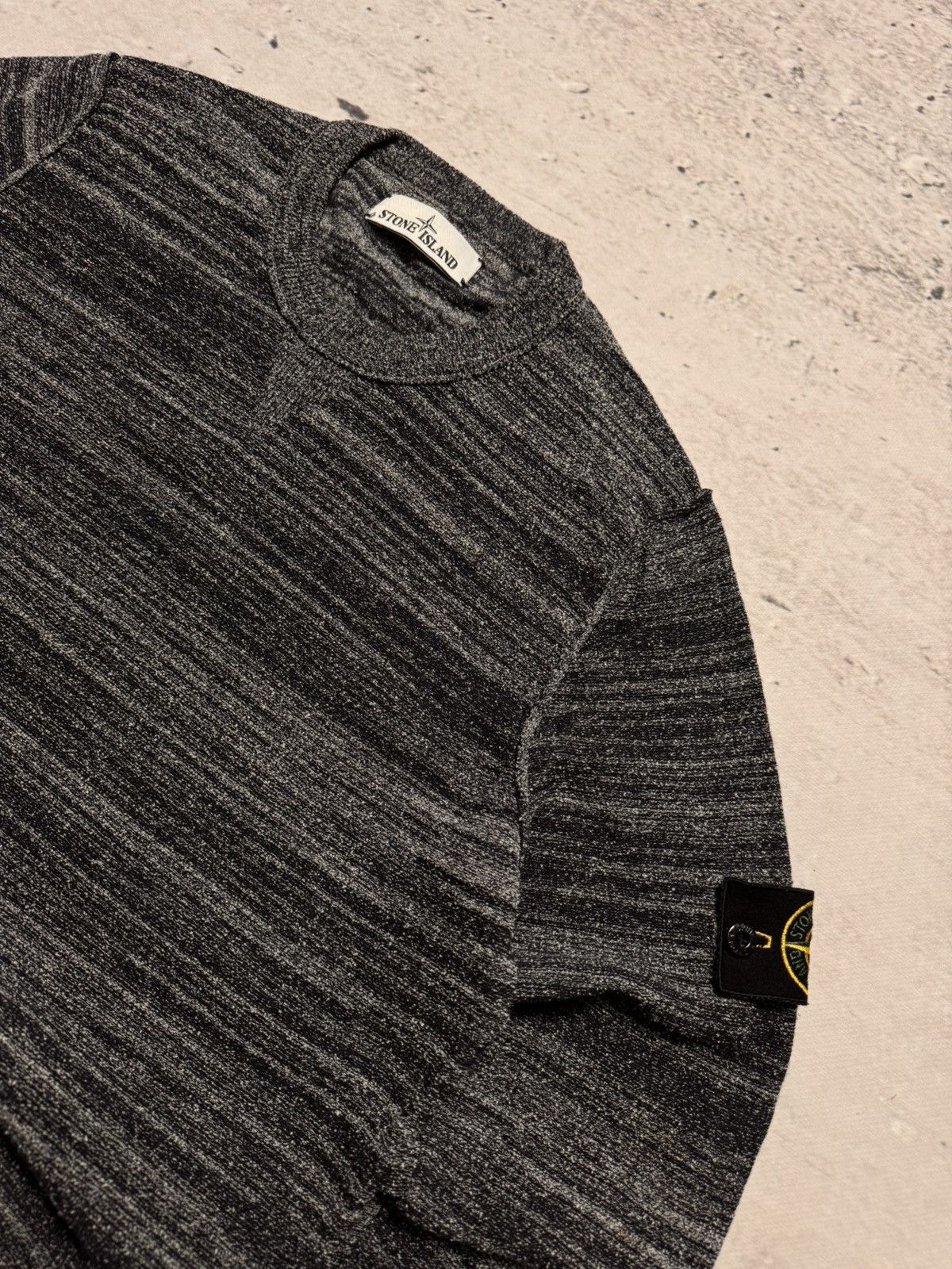 Stone Island × Vintage STONE ISLAND VINTAGE BASIC LOGO SWEATER Size US L / EU 52-54 / 3 - 3 Thumbnail
