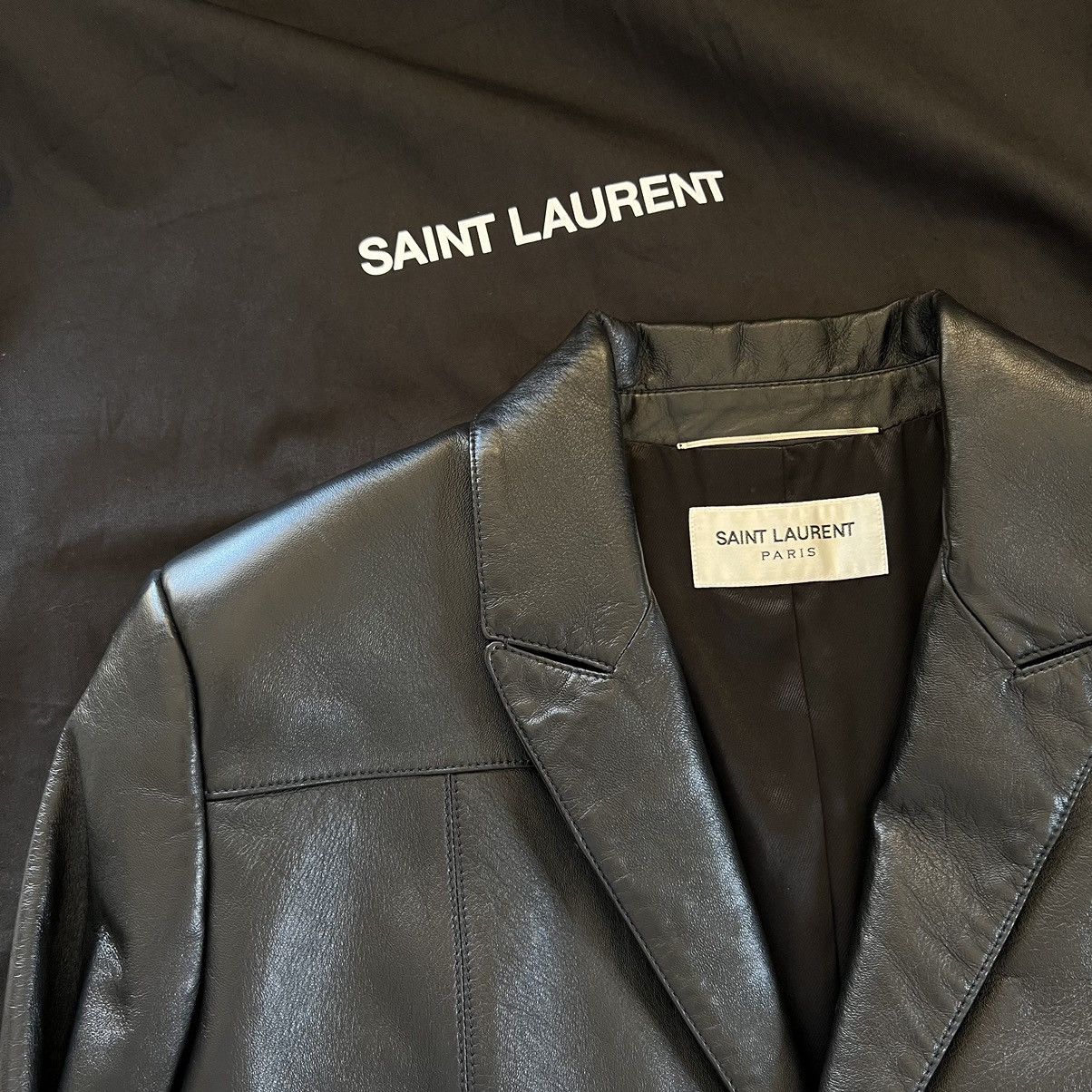 Saint Laurent Paris Saint Laurent Leather Coat in Medium Size US M / EU 48-50 / 2 - 5 Thumbnail