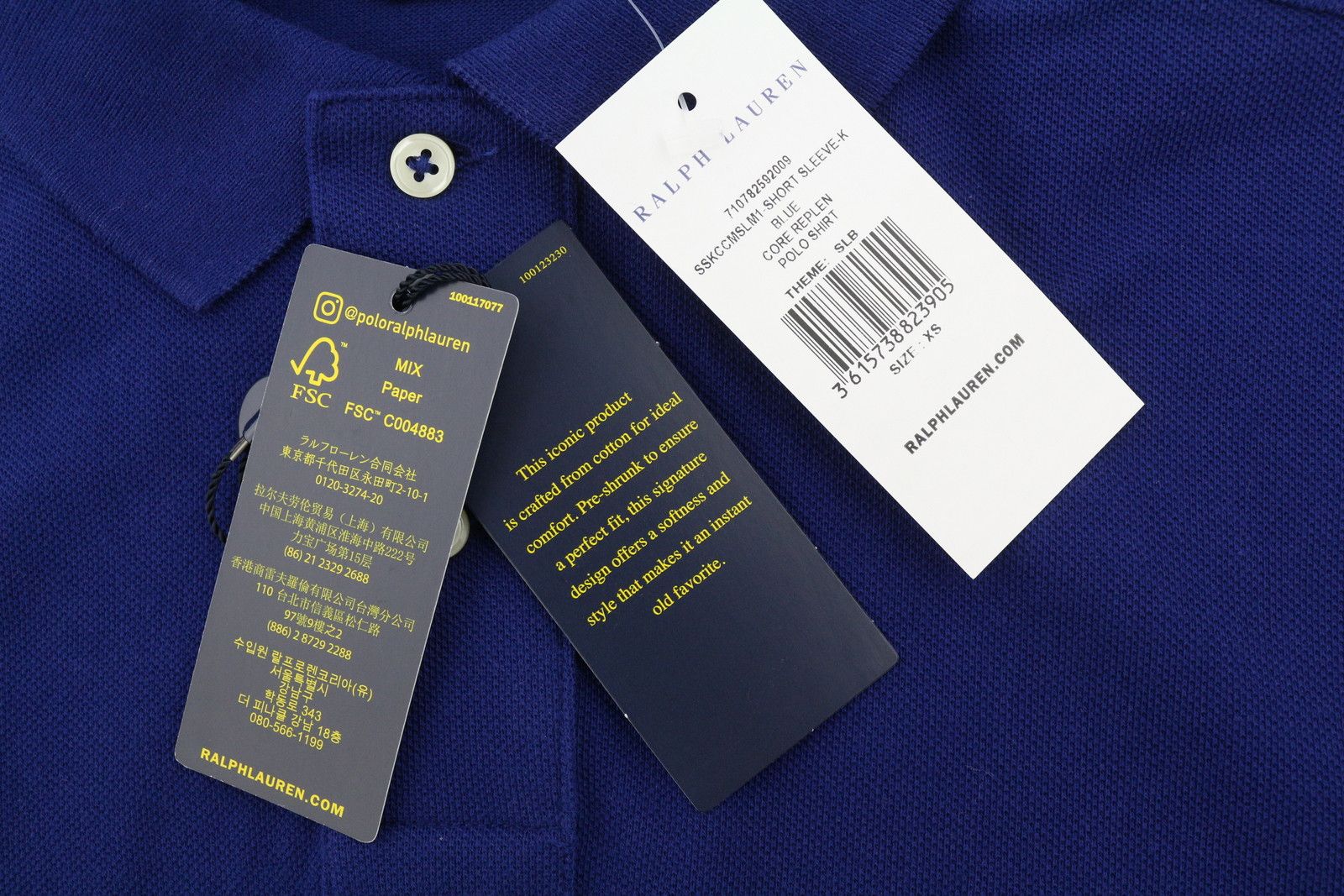 Ralph Lauren CUSTOM SLIM FIT XS Dark Embroidered Logo 87906 Size US XS / EU 42 / 0 - 9 Thumbnail