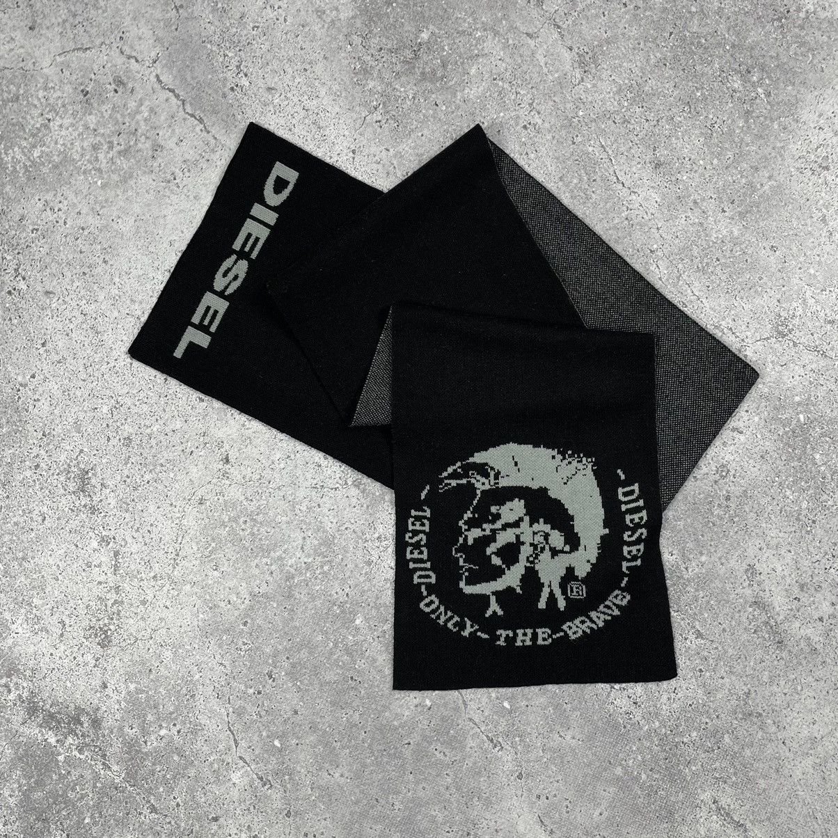Diesel × Vintage Diesel Punk Skull Only The Brave Scarf Size ONE SIZE - 1 Thumbnail
