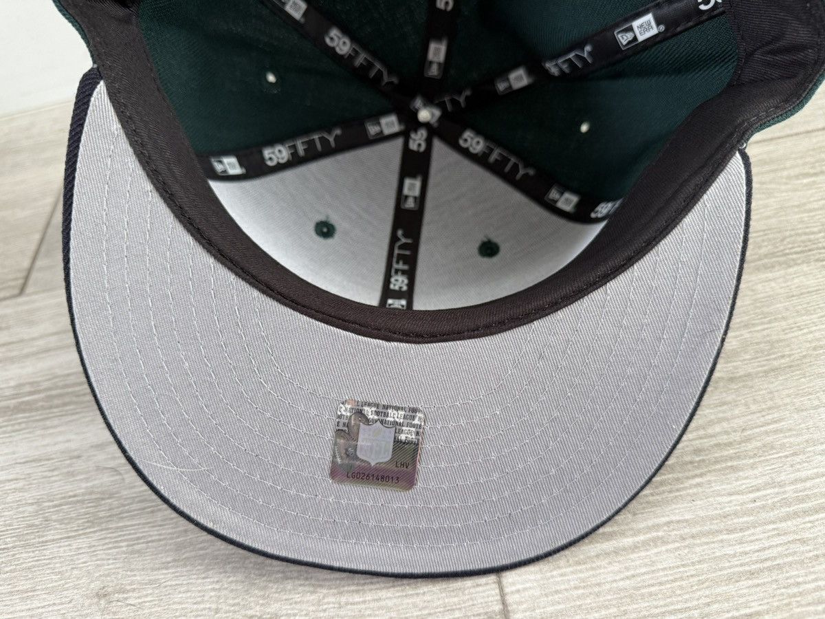 NFL × New Era Las Vegas Raiders New Era Dark Green Navy Grey Fitted 7 3/8 Size ONE SIZE - 10 Thumbnail