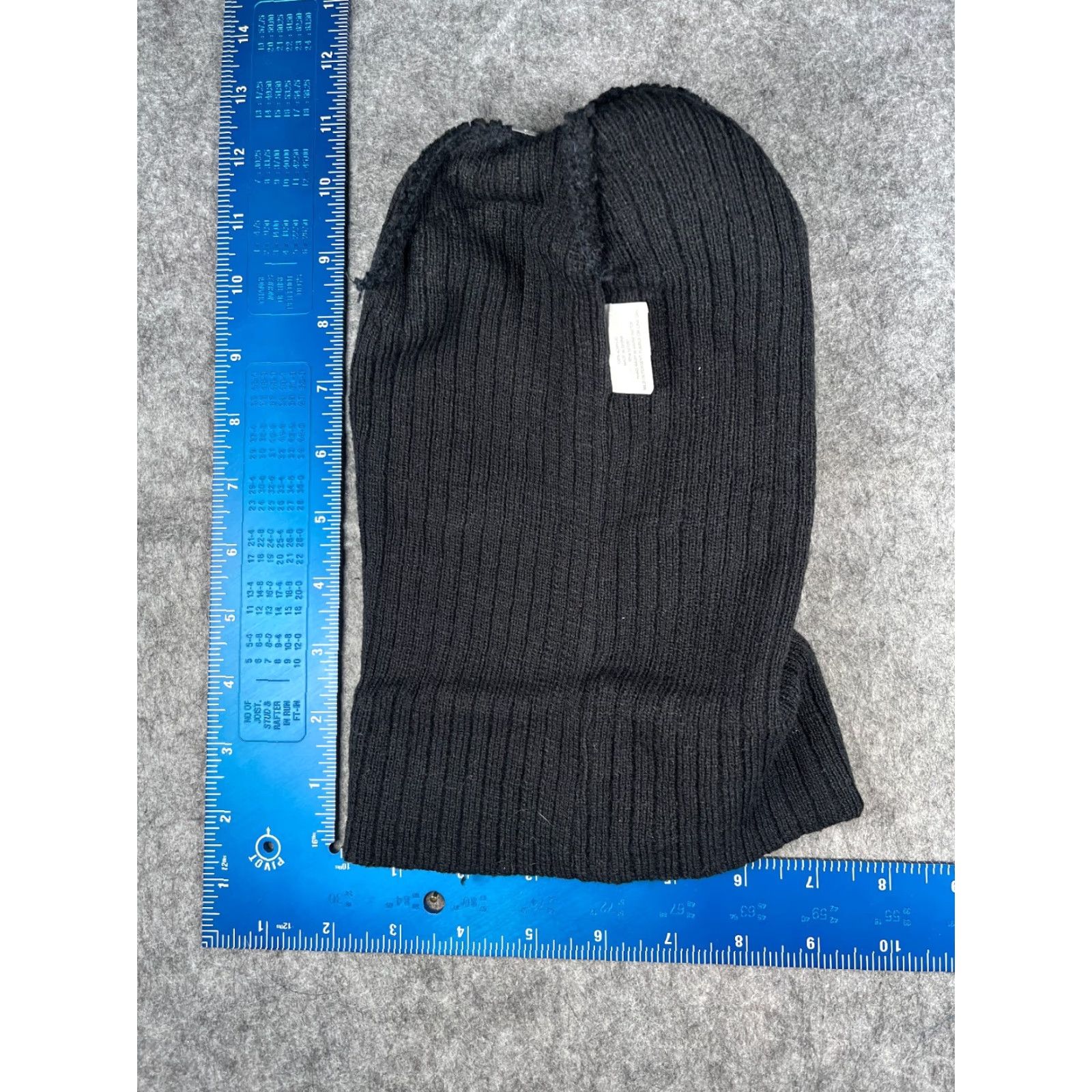 Vintage the CK Group Beanie Hat Adult One Size Black Ribbed Knit 100% Acrylic Ski NEW Size ONE SIZE - 5 Thumbnail