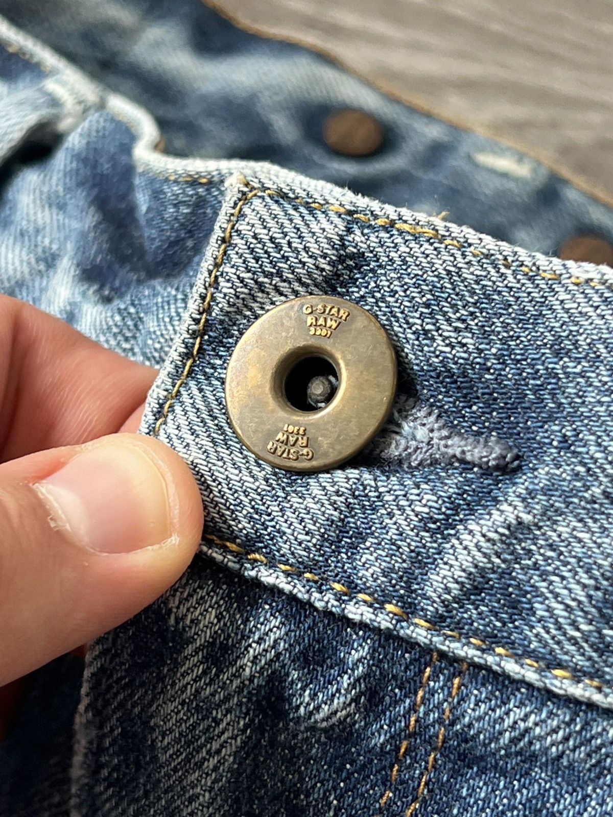G-Star Y2K G-Star Raw ARC 3D Loose Tapered Braces Opium 03301 Jeans Size US 31 - 23 Thumbnail