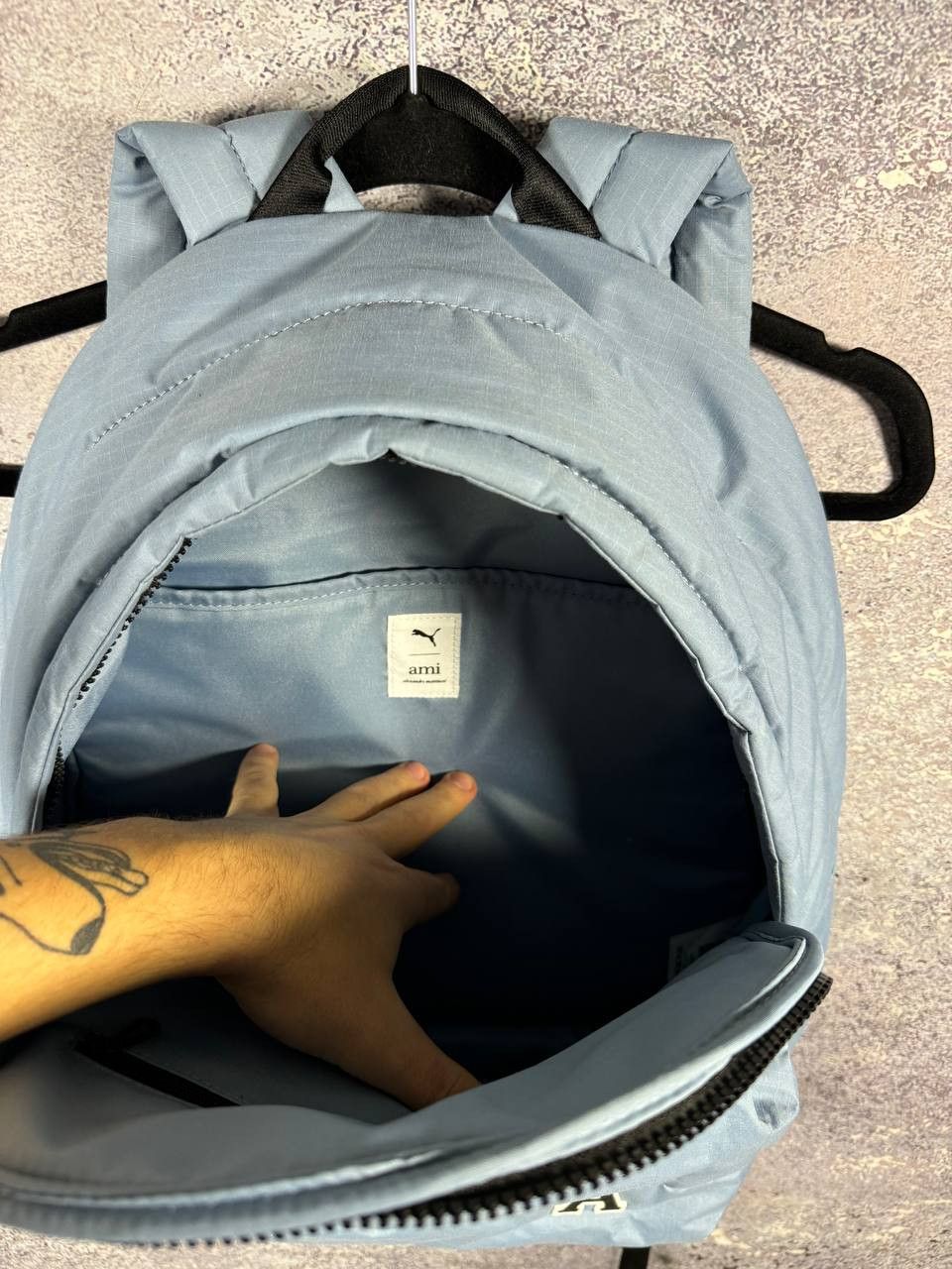 AMI × Puma Puma x AMI Blue Backpack Streetwear y2k Size ONE SIZE - 14 Thumbnail