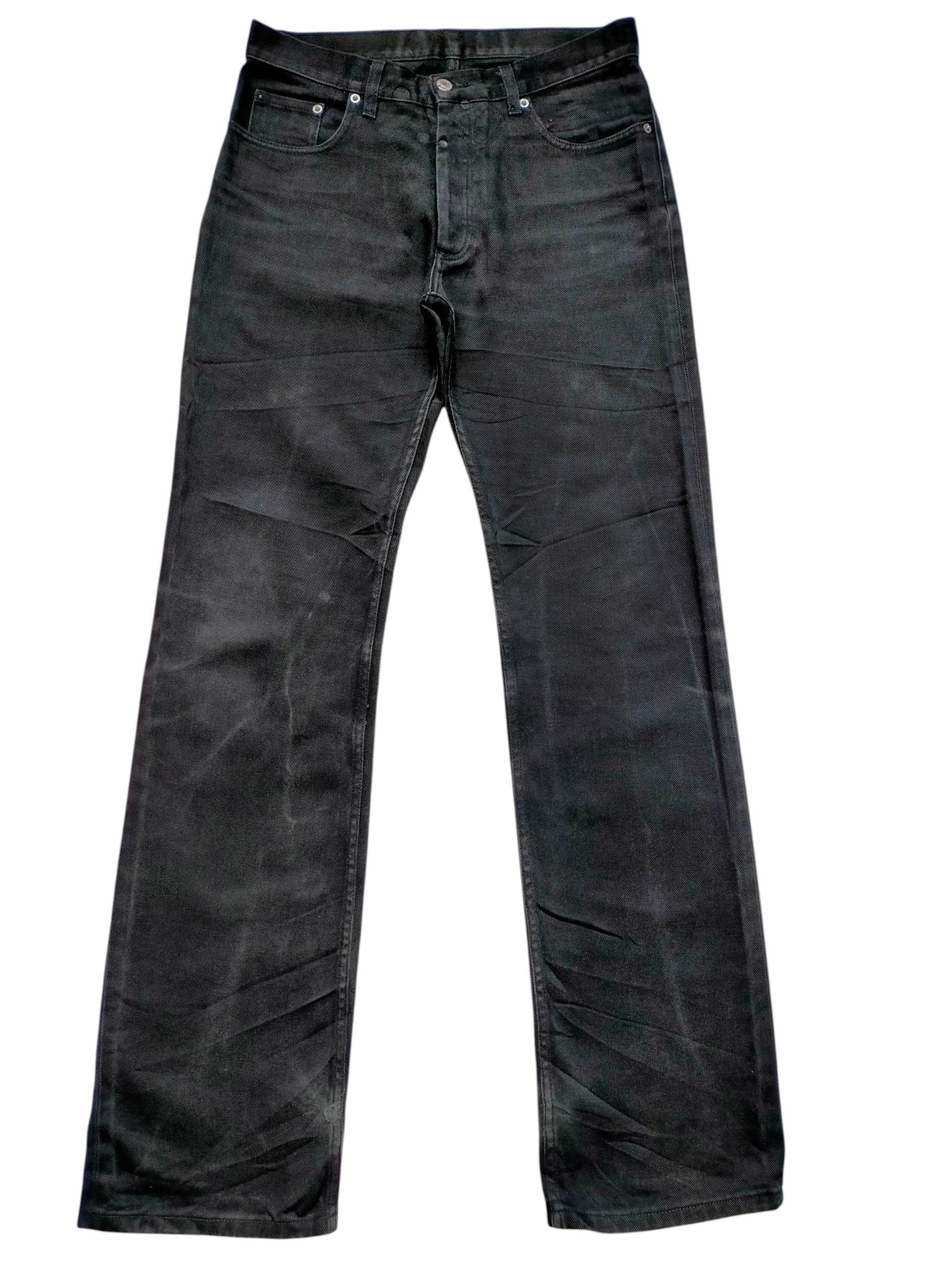 Helmut Lang 03ss Helmut Lang Rubber Tire Print Denim Pants | Grailed