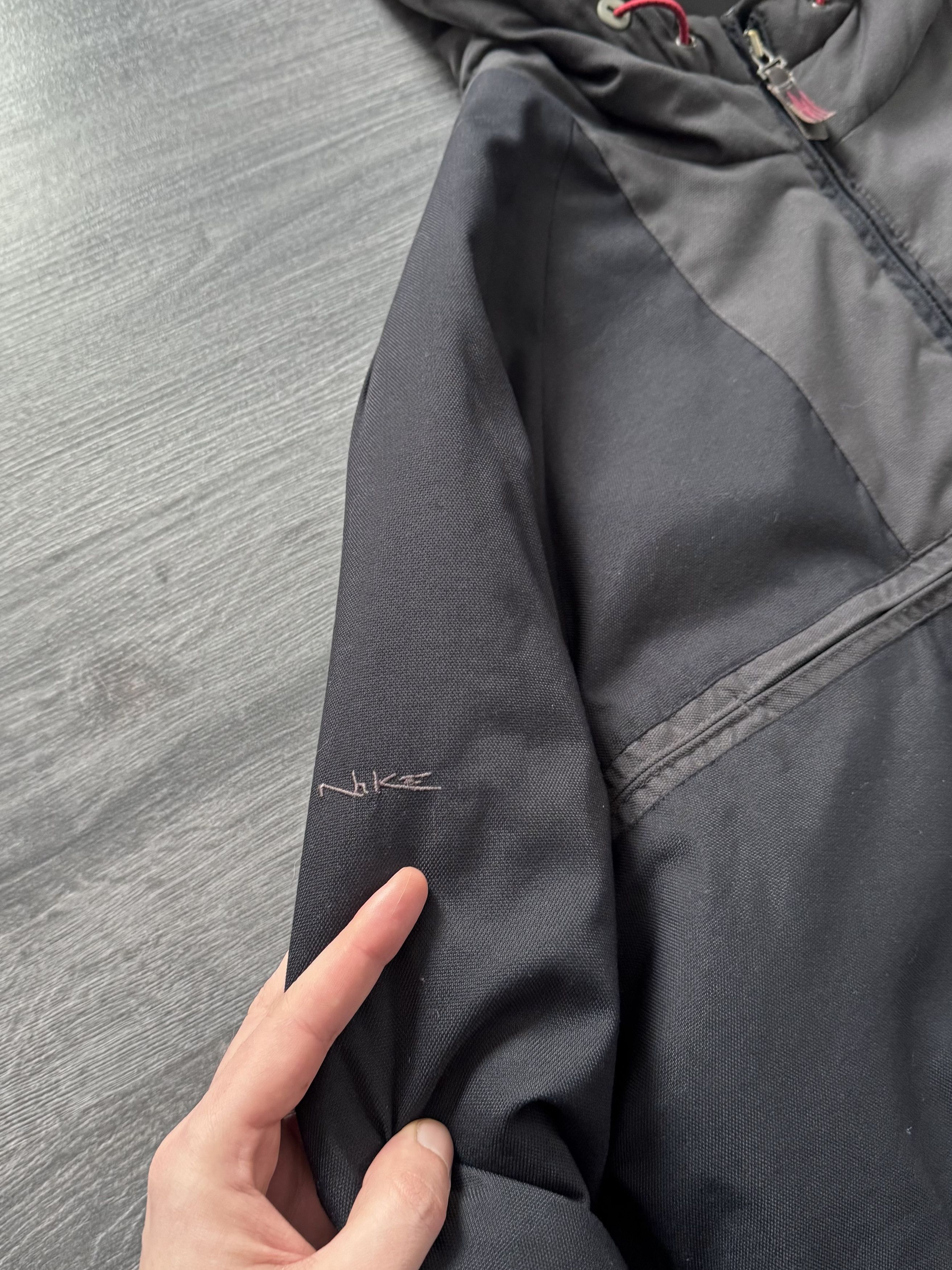 Nike Vintage Nike Swoosh Hooded Winted Jacket Y2K Drill Size US M / EU 48-50 / 2 - 8 Thumbnail