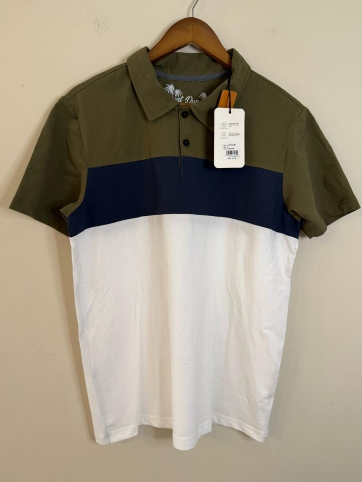 Other Desert Dunes short sleeve polo shirt neutral color block M Size US M / EU 48-50 / 2 - 1 Thumbnail