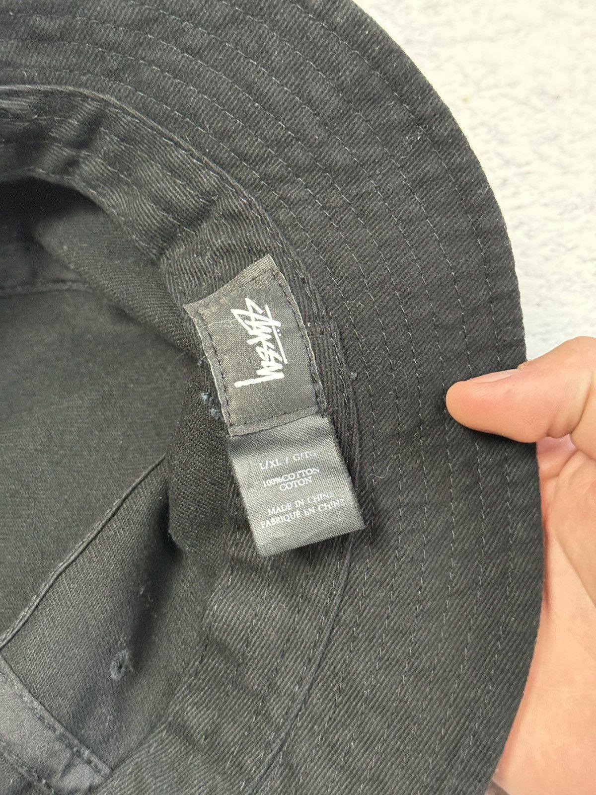 Stussy STUSSY SS LINK BUCKET HAT BLACK Size ONE SIZE - 6 Thumbnail