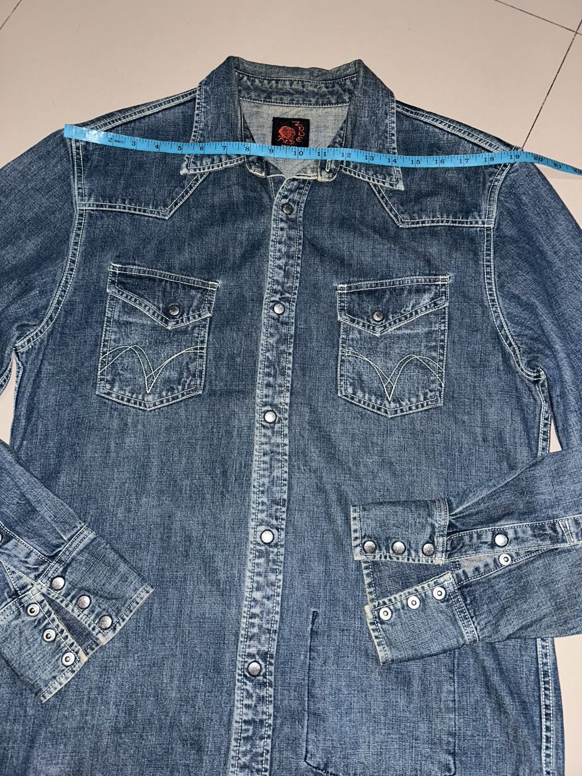 Redmoon Redmoon Western Denim Shirt Size US L / EU 52-54 / 3 - 12 Thumbnail