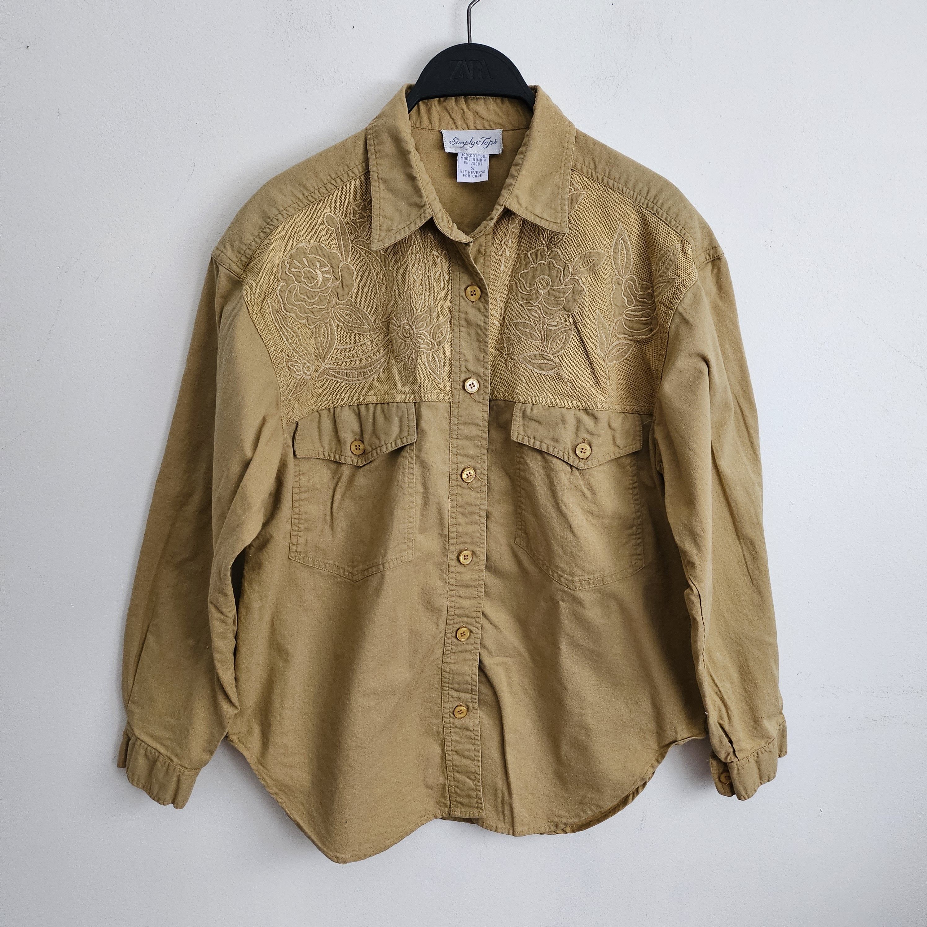 Vintage Vintage 90s Simply Top Western Shirt Size S / US 4 / IT 40 - 1 Thumbnail