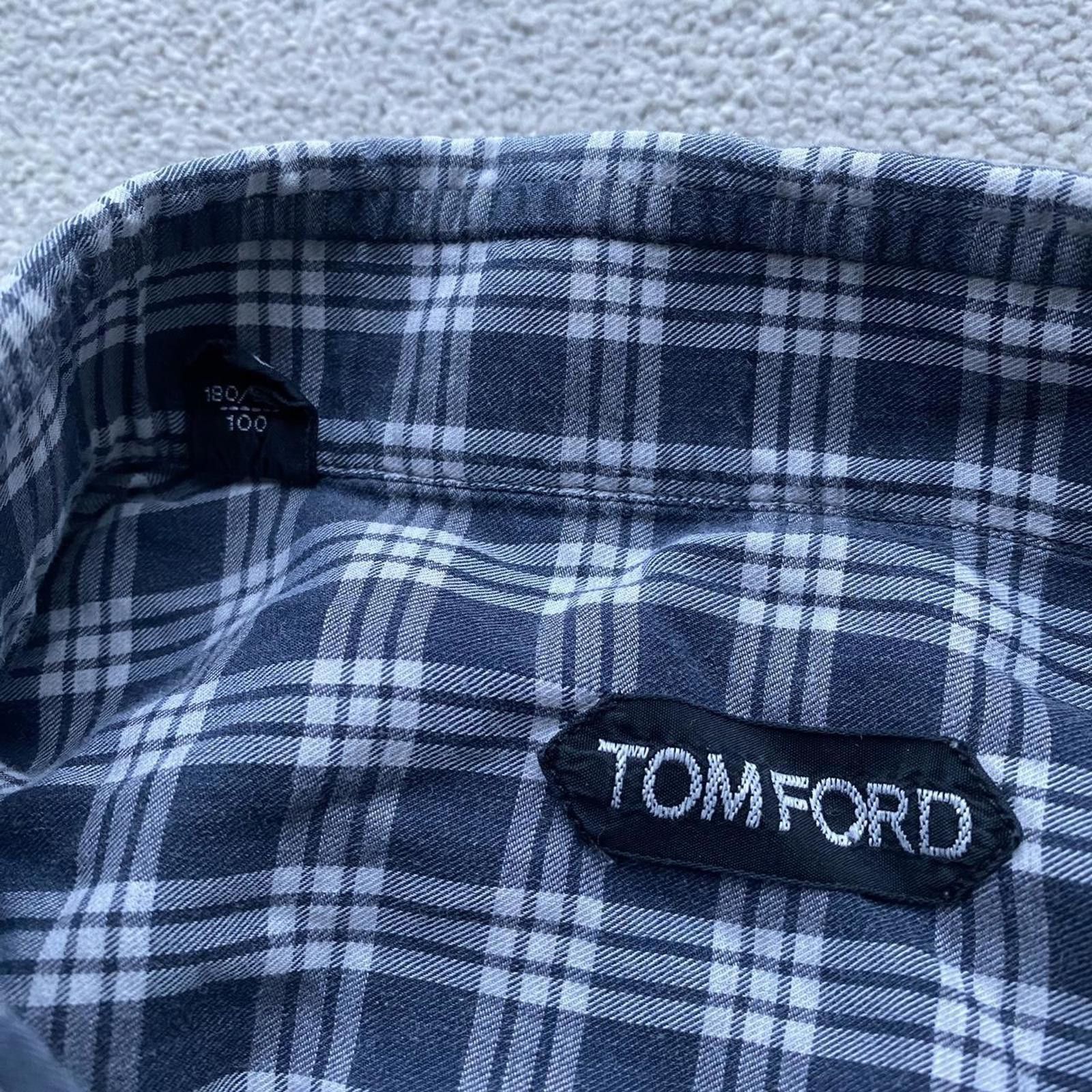 Tom Ford Tom Ford Checkered Flannel Shirt Size US M / EU 48-50 / 2 - 4 Thumbnail