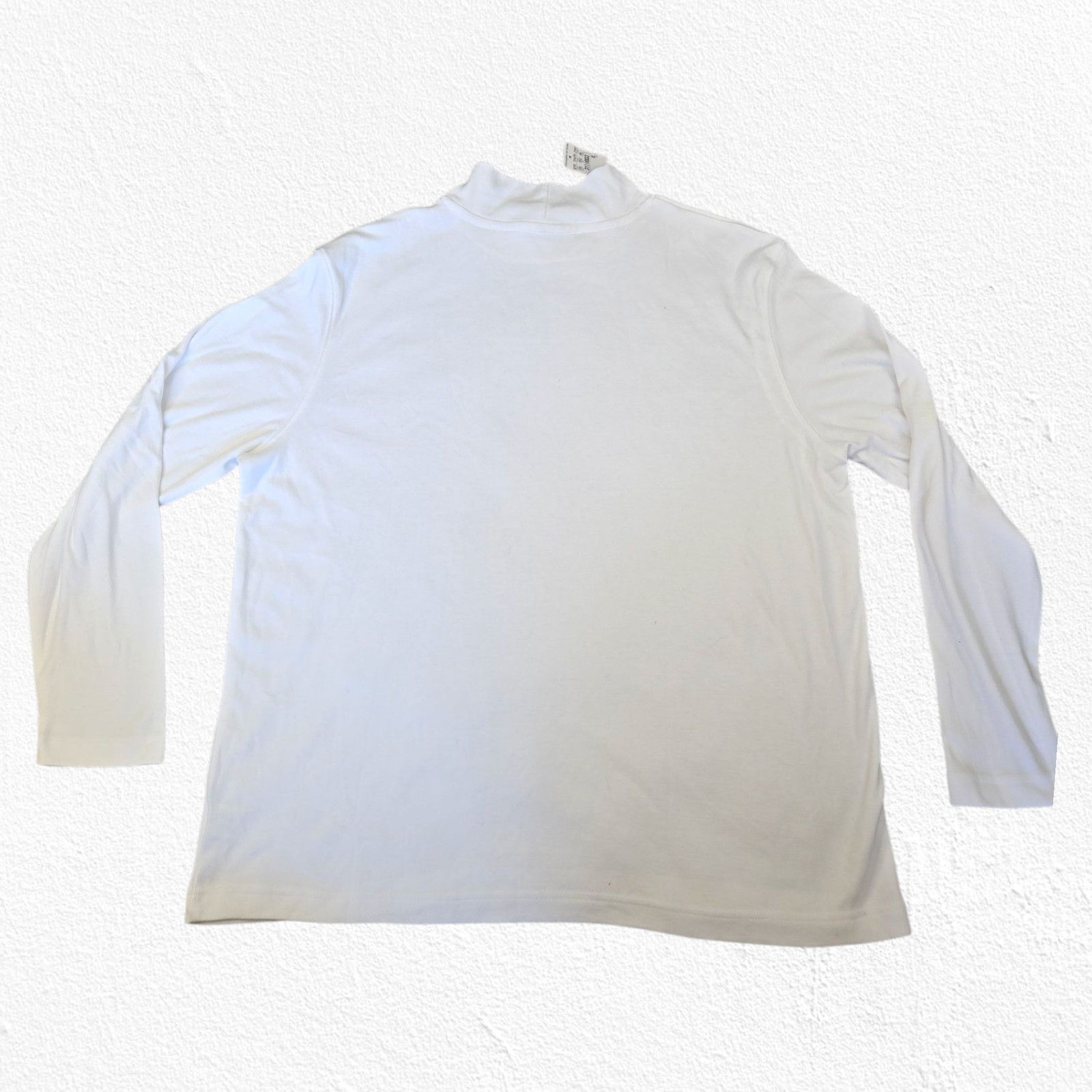 Vintage Y2K White Patriotic Mock Neck USA Flag Shirt Size XL Size XL / US 12-14 / IT 48-50 - 9 Thumbnail