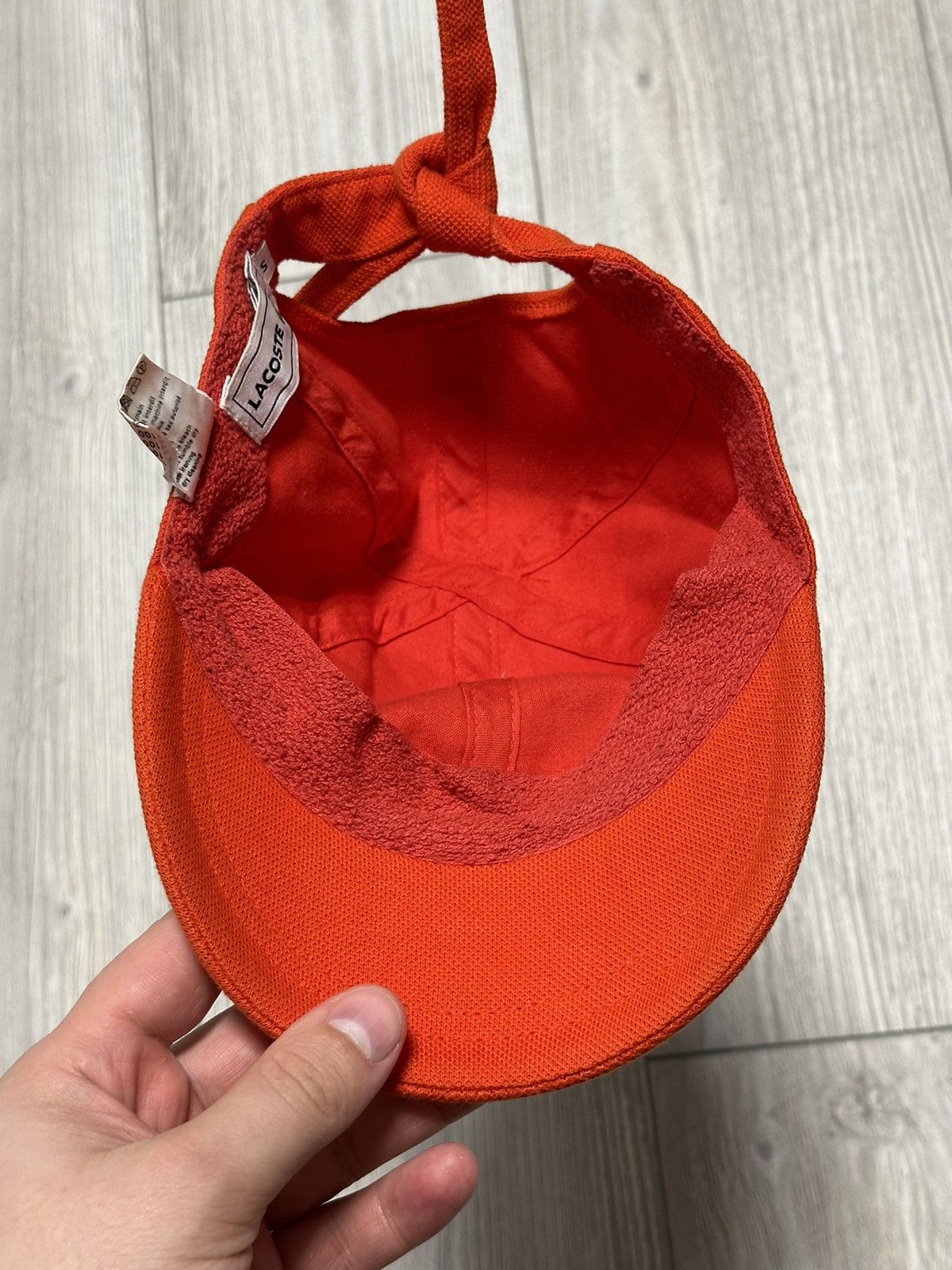 Lacoste Vintage Lacoste Y2K Orange cap hat Size ONE SIZE - 7 Thumbnail