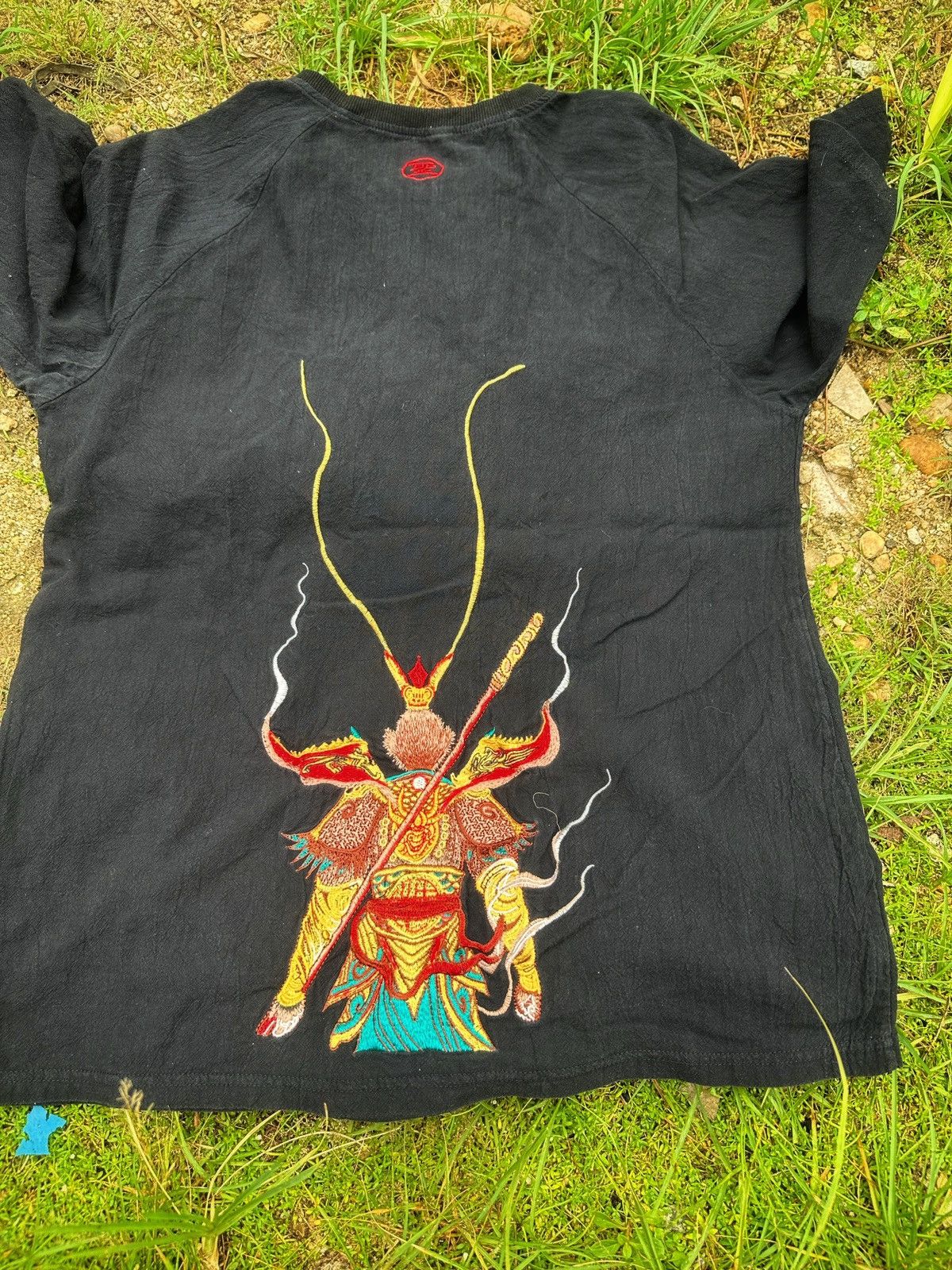 Japanese Brand Samurai embroidery tee Size US XXL / EU 58 / 5 - 2 Thumbnail