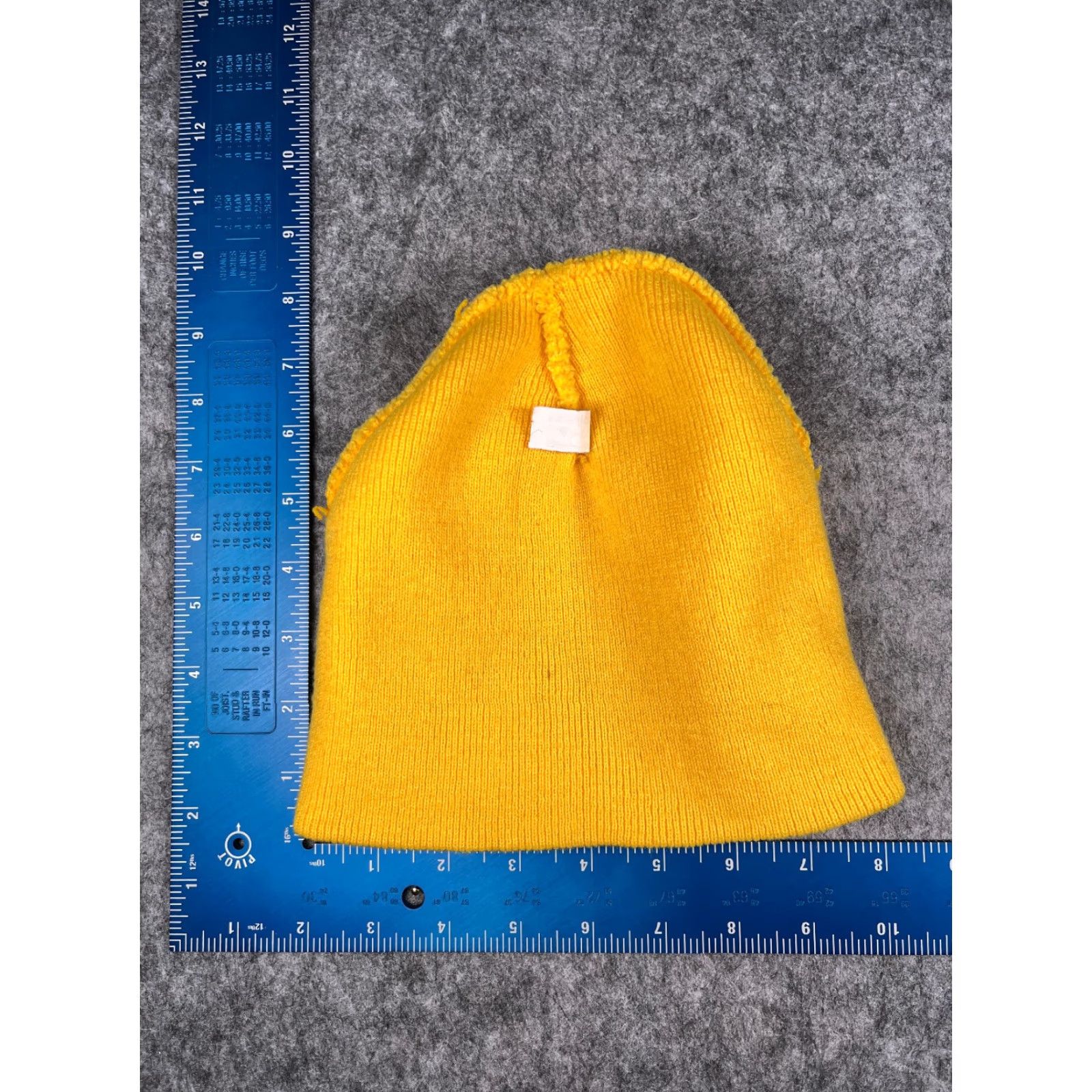 Vintage Wheaton Park District Beanie Hat Adult One Size Yellow Knit Acrylic Solid Casual Outdoor Soccer Mens Size US M / EU 48-50 / 2 - 6 Thumbnail