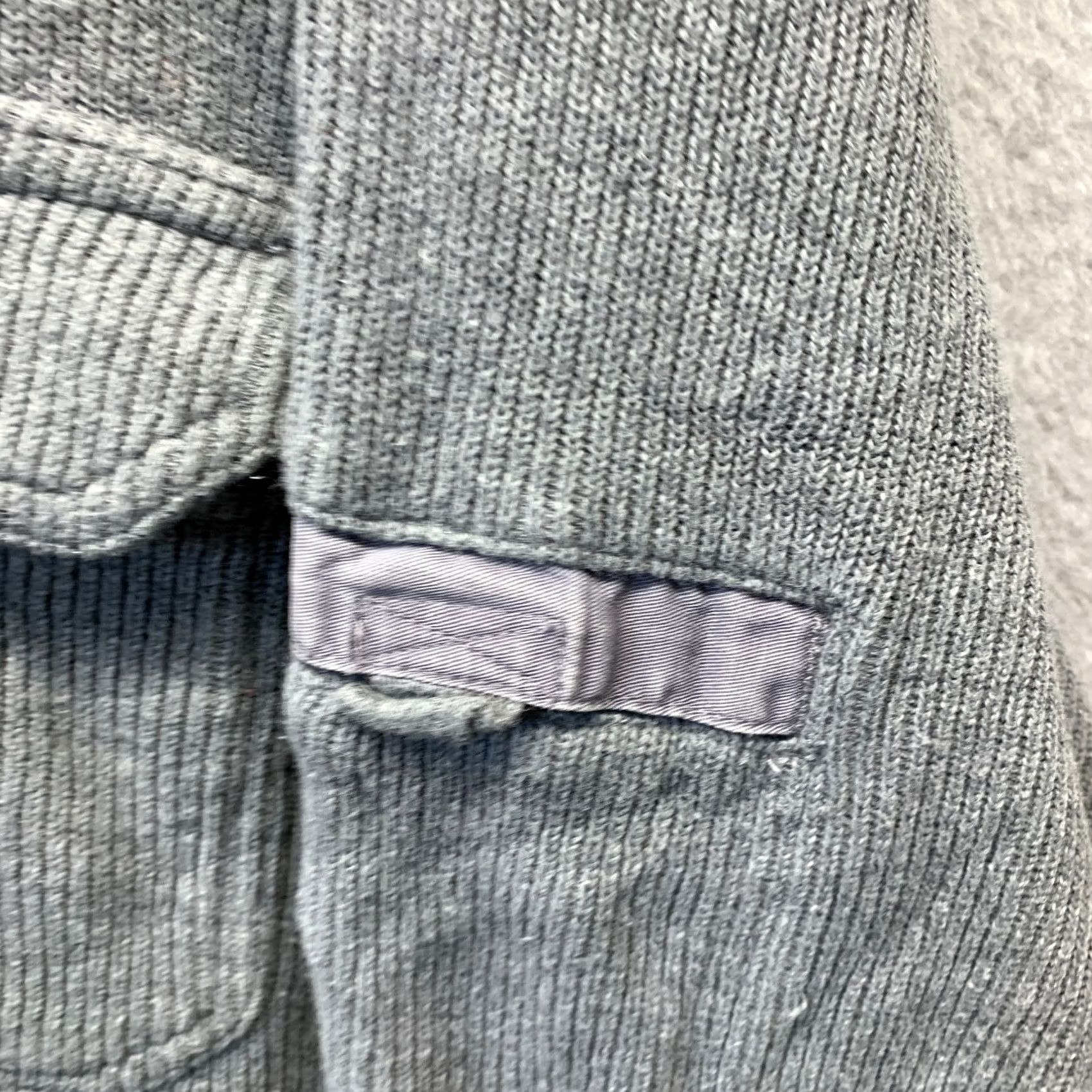 Eddie Bauer VINTAGE Eddie Bauer Sweater Mens Adult Large Gray Cotton Knit Pullover 90s Crew Neck 1/4 Zip Heavyweight Knit Size US L / EU 52-54 / 3 - 5 Thumbnail