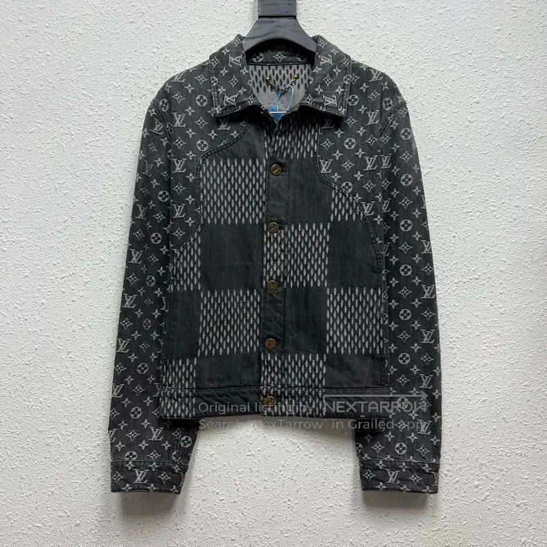 Louis Vuitton Louis Vuitton NIGO Original Black Denim Jacket Size US S / EU 44-46 / 1 - 1 Thumbnail