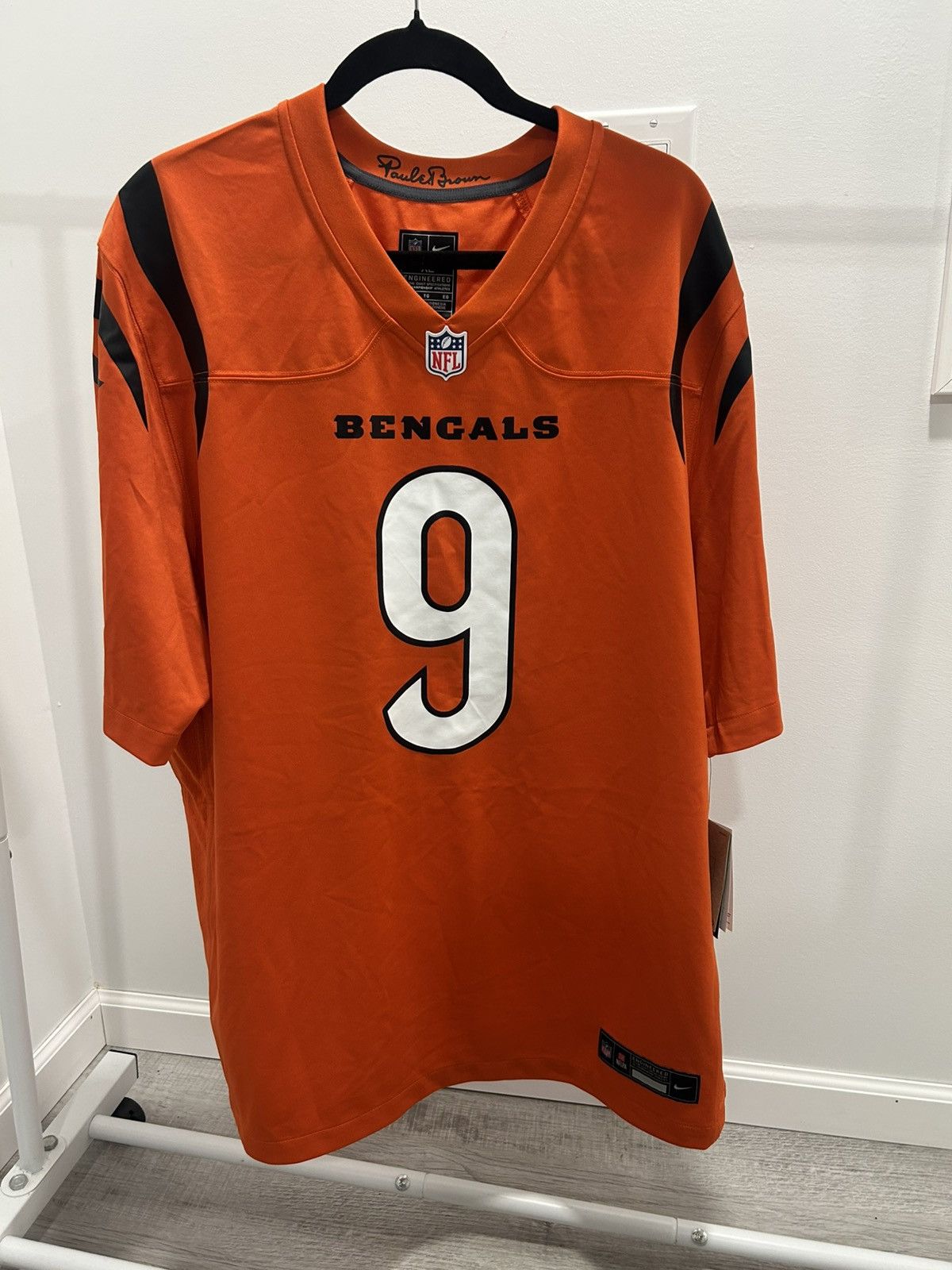 Nike Nike Bengals Joe Borrow Jersey Size US XL / EU 56 / 4 - 1 Thumbnail