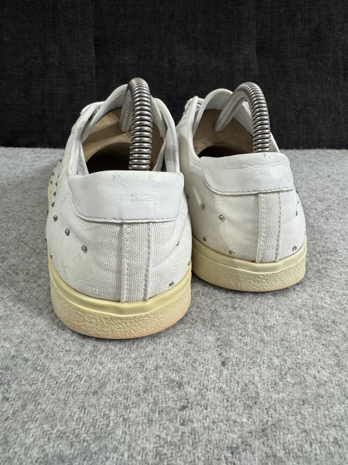 Celine Celine Paris Blank Toe Cap Low Top Sneakers white crystals40 Size US 10 / IT 40 - 8 Thumbnail