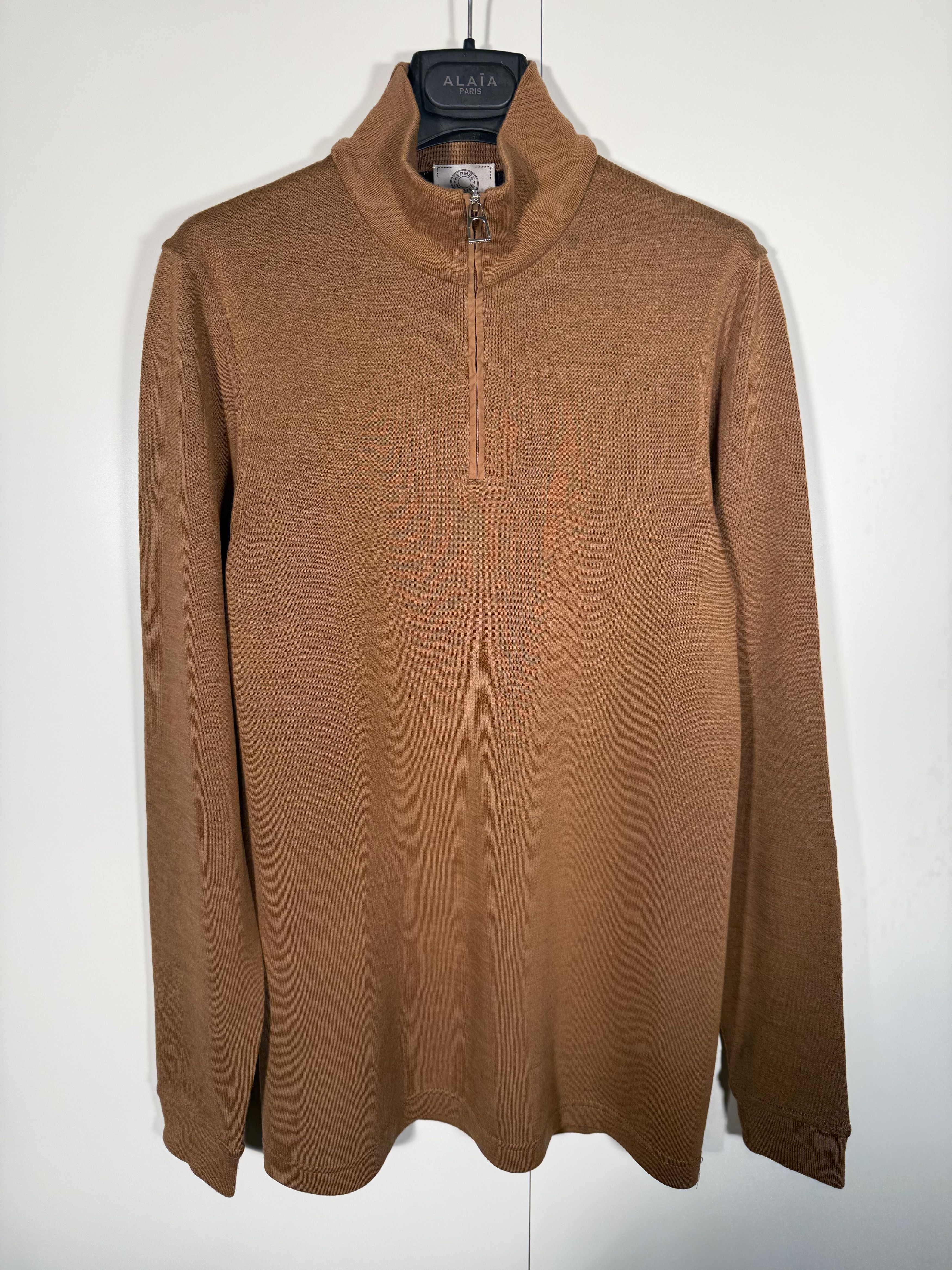 Hermes Hermès Quarter-Zip Cocoon Merino Base Layer ($945) Size US M / EU 48-50 / 2 - 6 Thumbnail