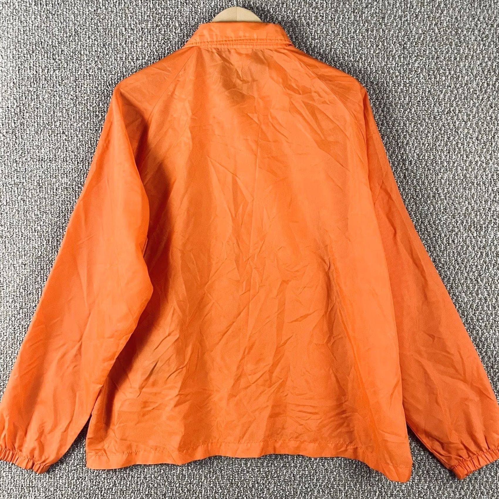 Vintage Vintage Clemson Tigers Orange Windbreaker Jacket XL USA Satin Paper Thin Coaches 90s Bomber Size US XL / EU 56 / 4 - 3 Thumbnail