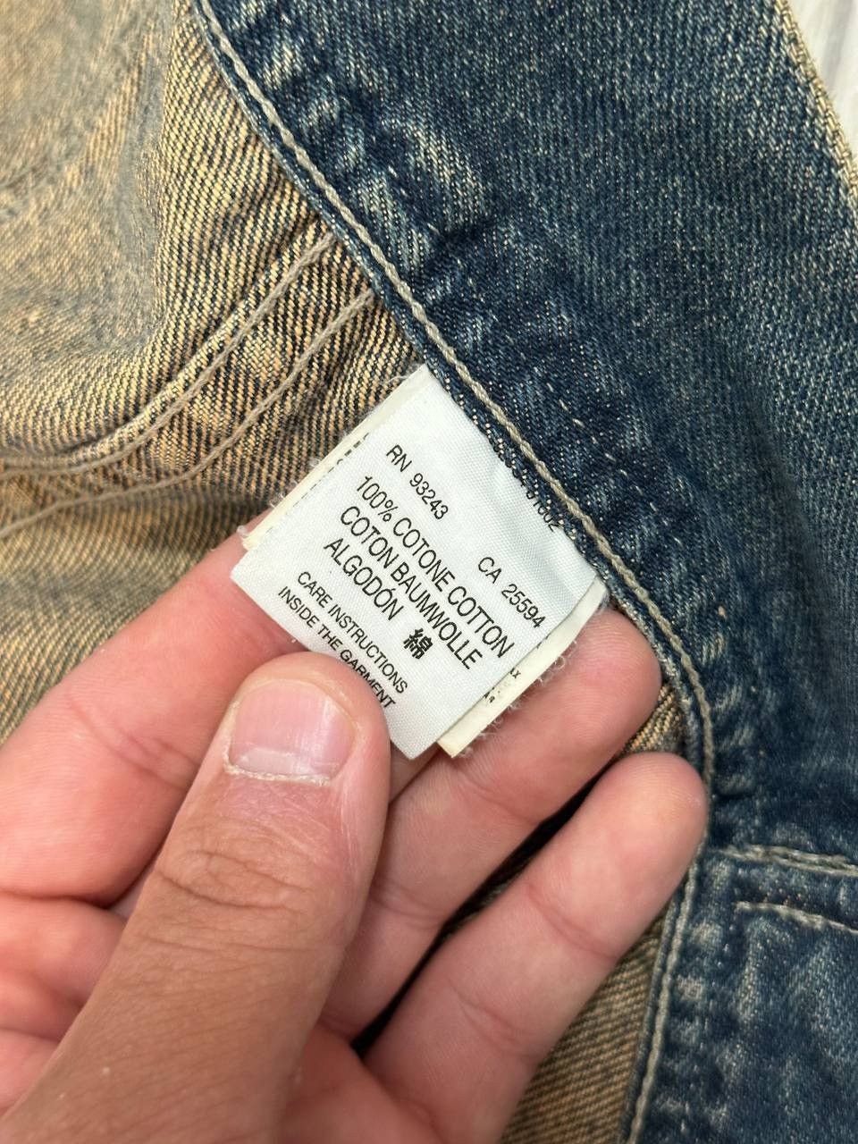 Diesel Vintage DIESEL "Gregg" Dirty Wash Denim Jacket (Y2K / 2006) Size US L / EU 52-54 / 3 - 9 Thumbnail