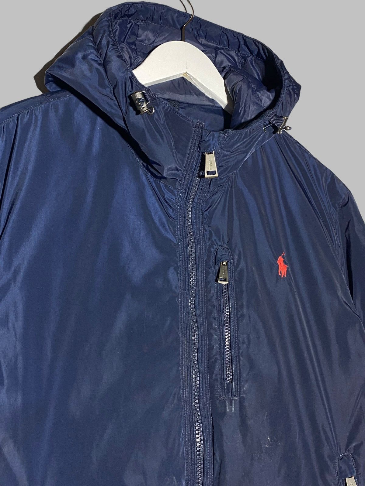 Polo Ralph Lauren 🔥 POLO RALPH LAUREN WINDBREAKER NAVY RED LOGO Y2K VIBES Size US M / EU 48-50 / 2 - 4 Thumbnail