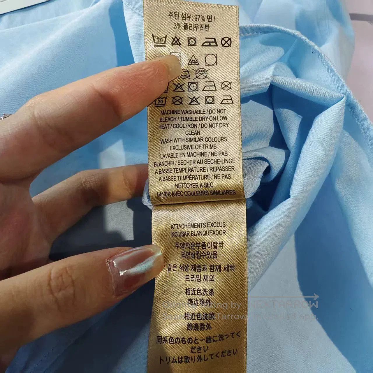 Burberry burberry light blue checkered long sleeve shirt. Size US M / EU 48-50 / 2 - 6 Thumbnail