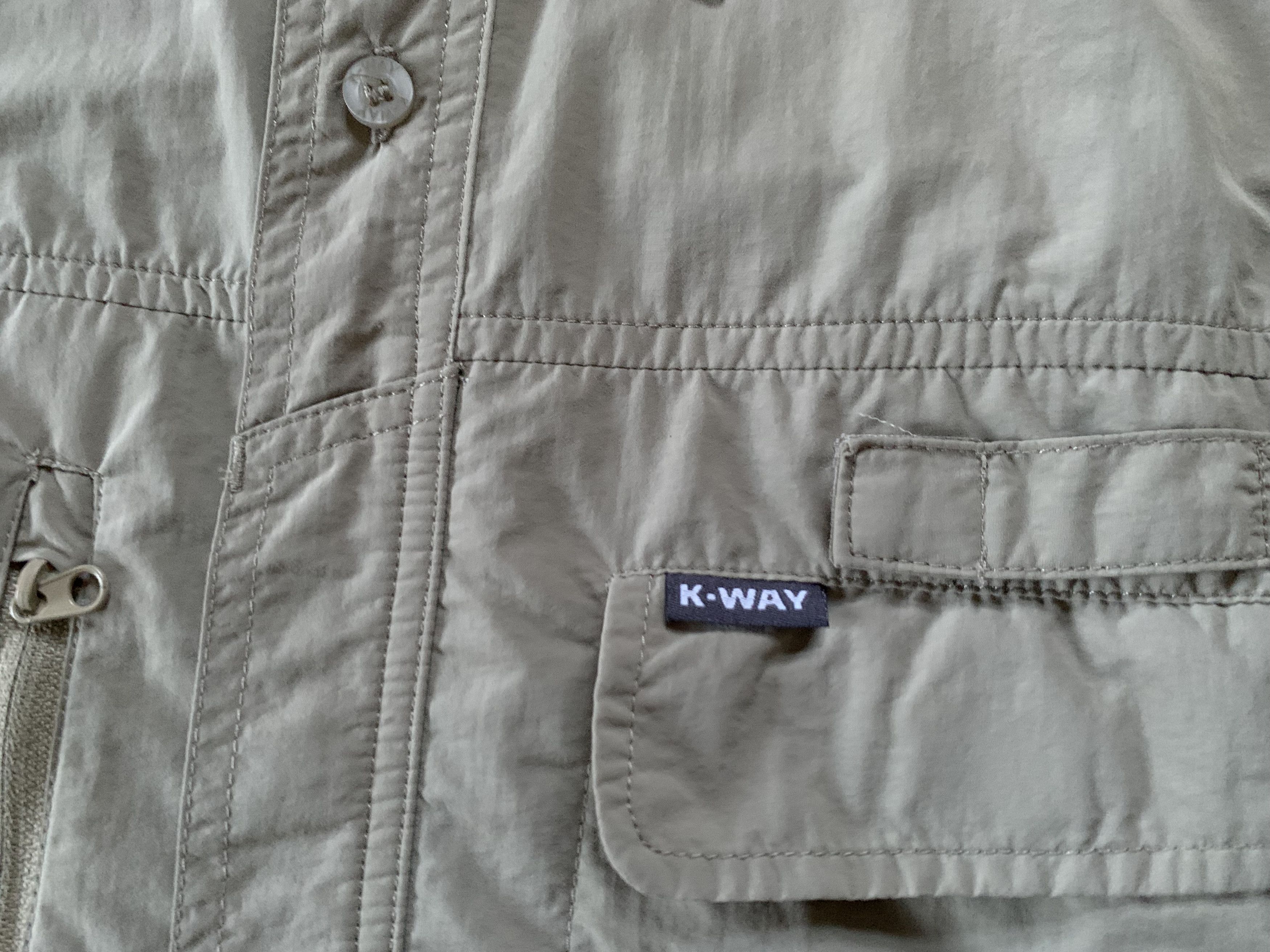 K-Way K Way Trek Outdoor Adventure Multi Pocket UPF 40 Shirt Size US XL / EU 56 / 4 - 5 Thumbnail