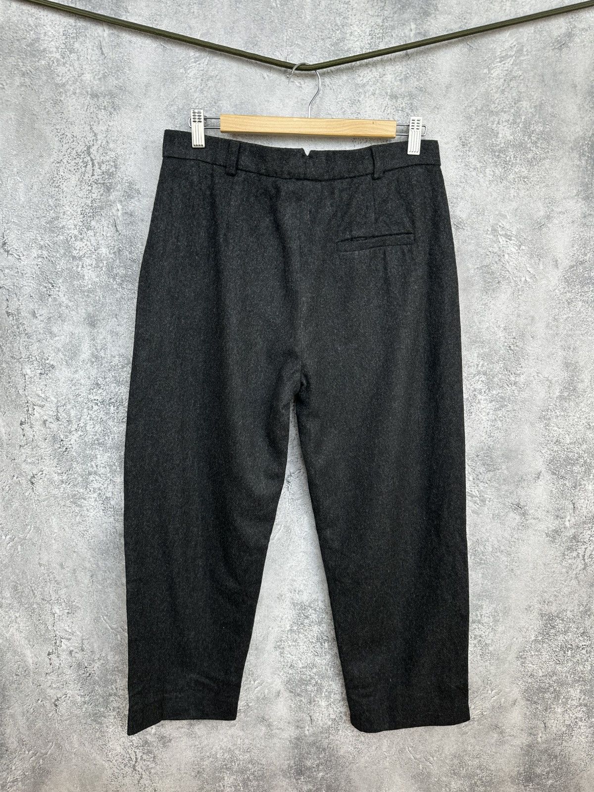 Jigsaw Jigsaw Wool Trousers Charcoal Tailored Dress Pants Straight Size 25" / US 0 / IT 36 - 2 Thumbnail