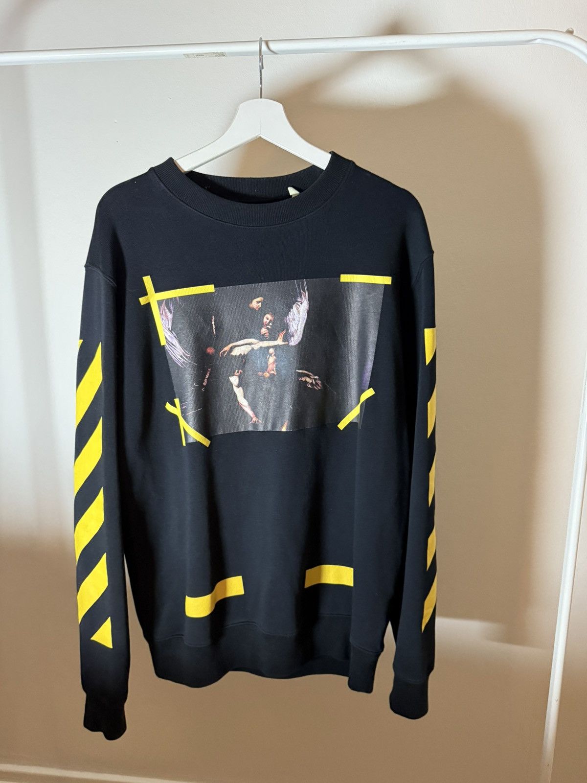 Off-White Caravaggio crewneck Size US S / EU 44-46 / 1 - 1 Thumbnail