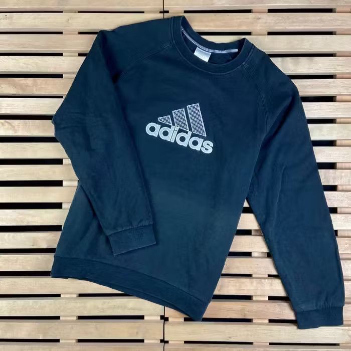 Adidas × Vintage Mens Sweatshirt Adidas Big Logo Size M Size US M / EU 48-50 / 2 - 1 Thumbnail