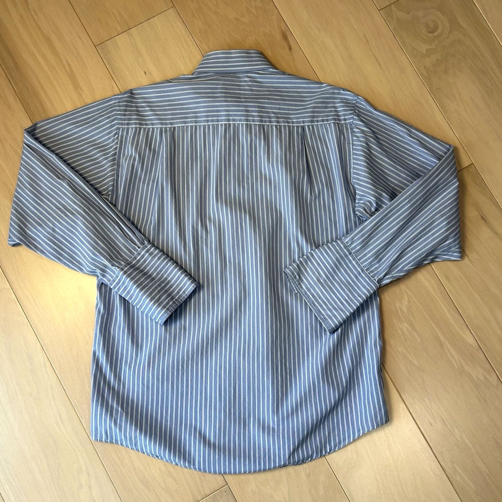 Brooks Brothers VINTAGE Brooks Brothers Makers Button Up Shirt French Cuff Mens Blue Striped Cotton 14.5-2 Size US S / EU 44-46 / 1 - 3 Thumbnail