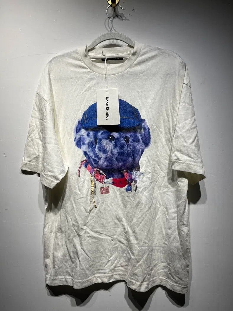 Acne Studios Acne Studios Face Expression Teddy Bear Printed Round Neck Size US XS / EU 42 / 0 - 1 Thumbnail