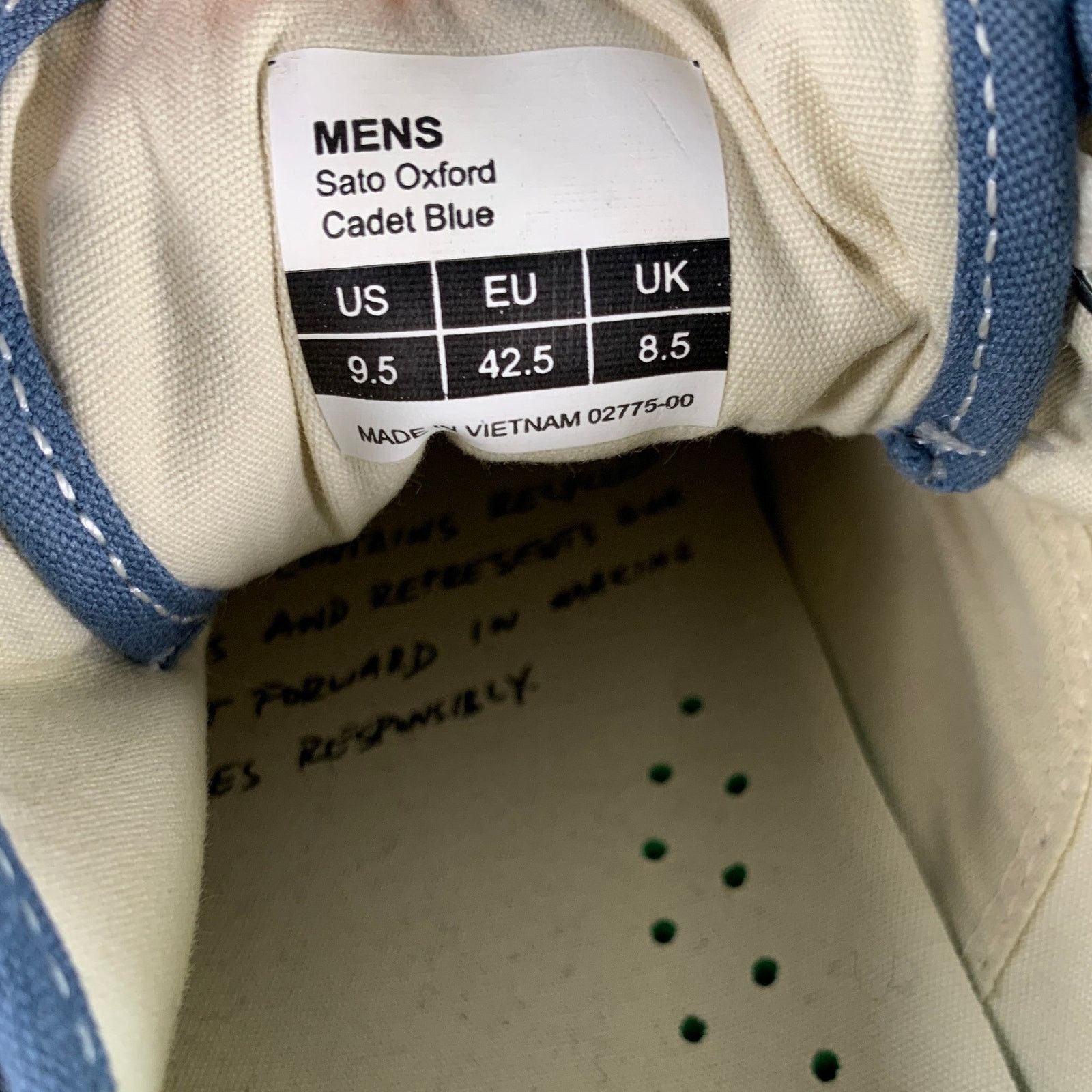 SeaVees SEAVEES Size 9.5 Blue Canvas Platform Sneakers Size US 9.5 / EU 42-43 - 9 Thumbnail