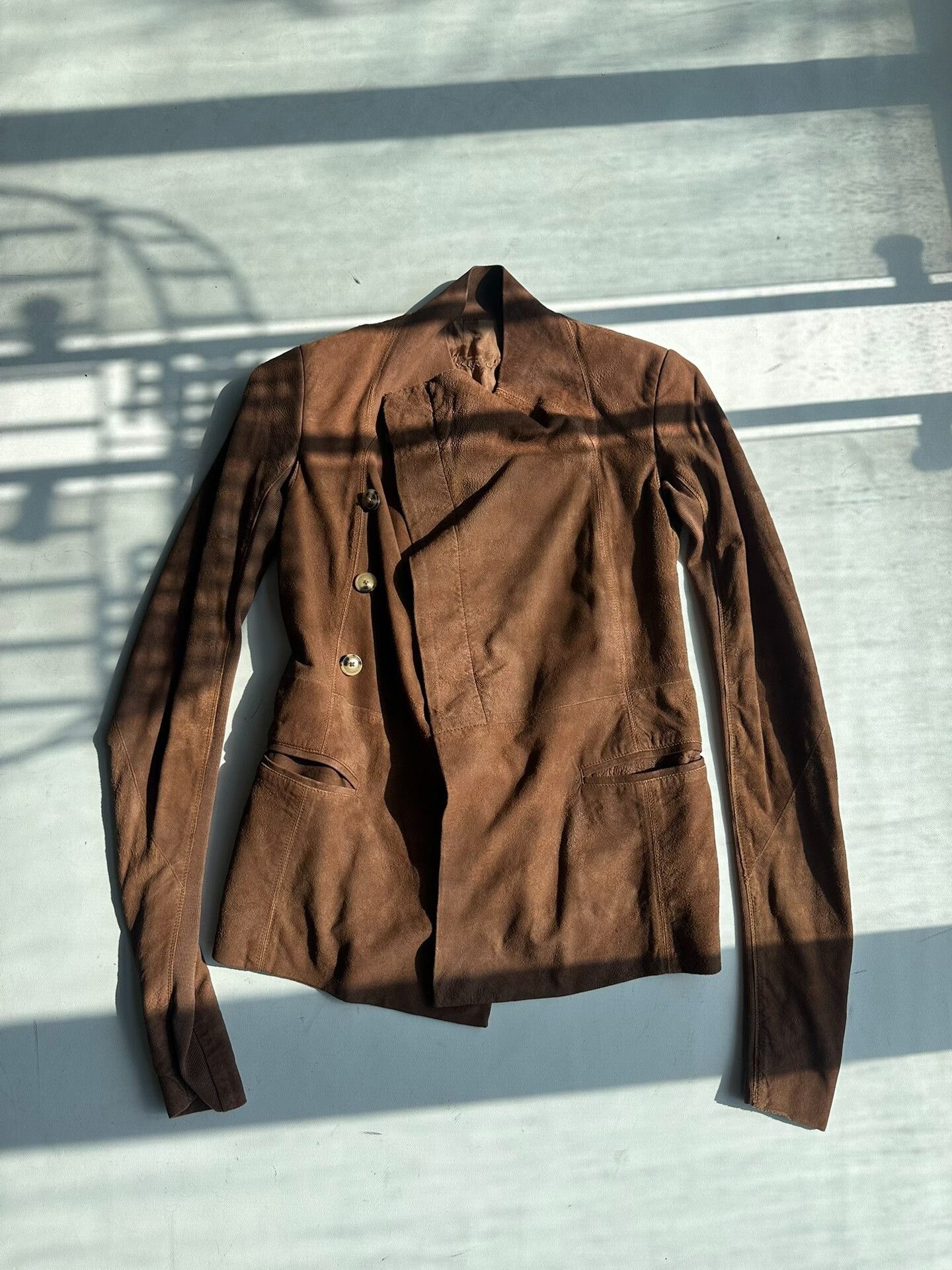 Rick Owens Rick Owens Women's Biker Jacket Size S / US 4 / IT 40 - 1 Thumbnail
