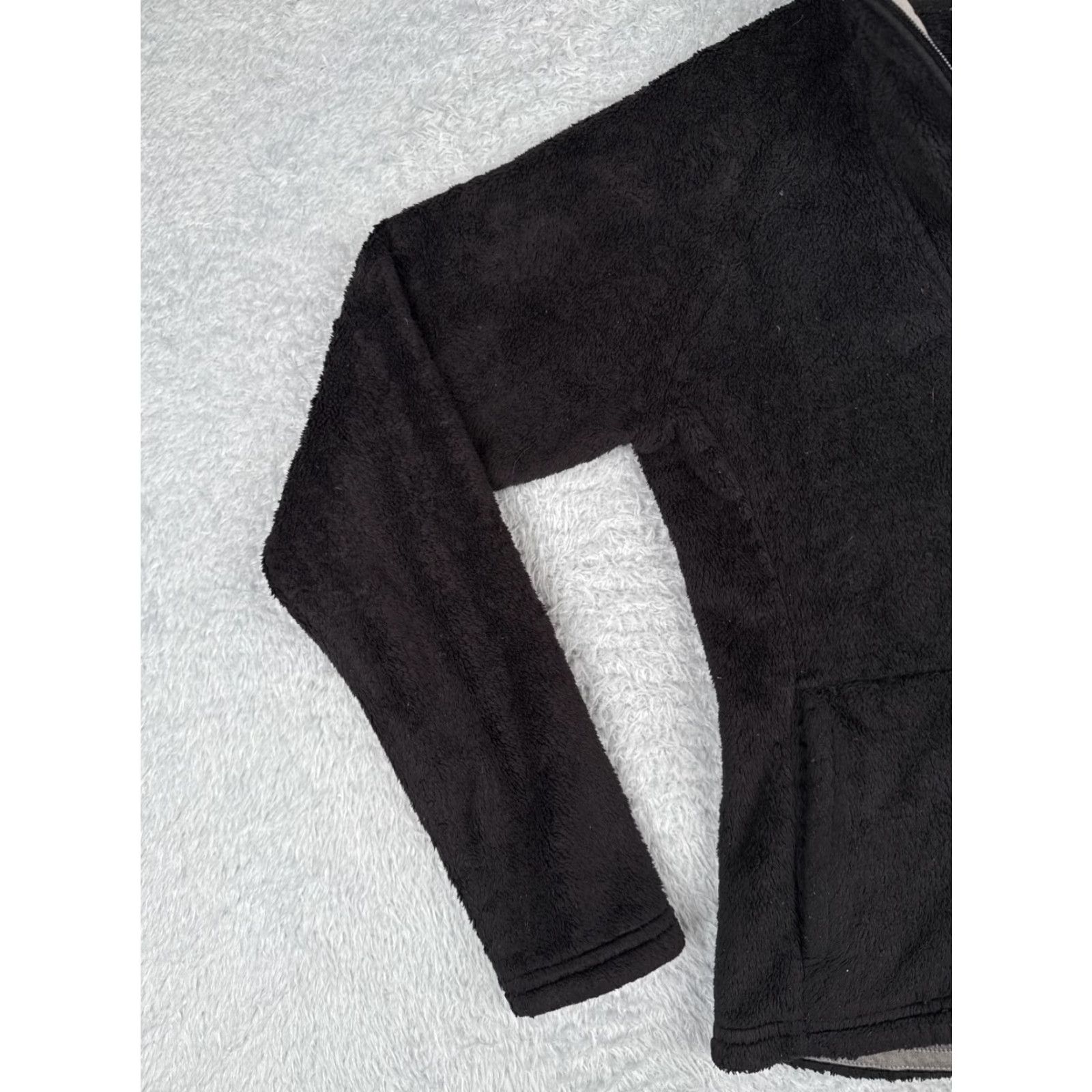The North Face The North Face Sweater Womens XS Black 1/4 Zip Mock Neck Fleece Logo Pullover Size XS / US 0-2 / IT 36-38 - 3 Thumbnail