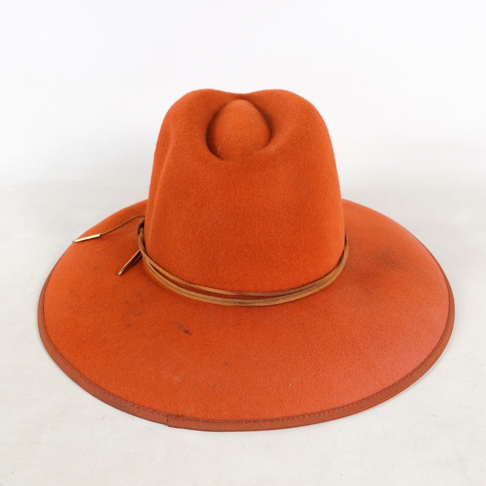 Other Boho Wide Brim Fedora Hat Western Cowboy Bucket Cap Sunhat Size ONE SIZE - 4 Thumbnail