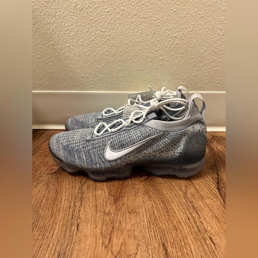 Nike Nike Air Vapormax 2021 Flyknit Armory Blue Smoke Grey Sample Made In Korea Size US 10 / EU 43 - 1 Thumbnail