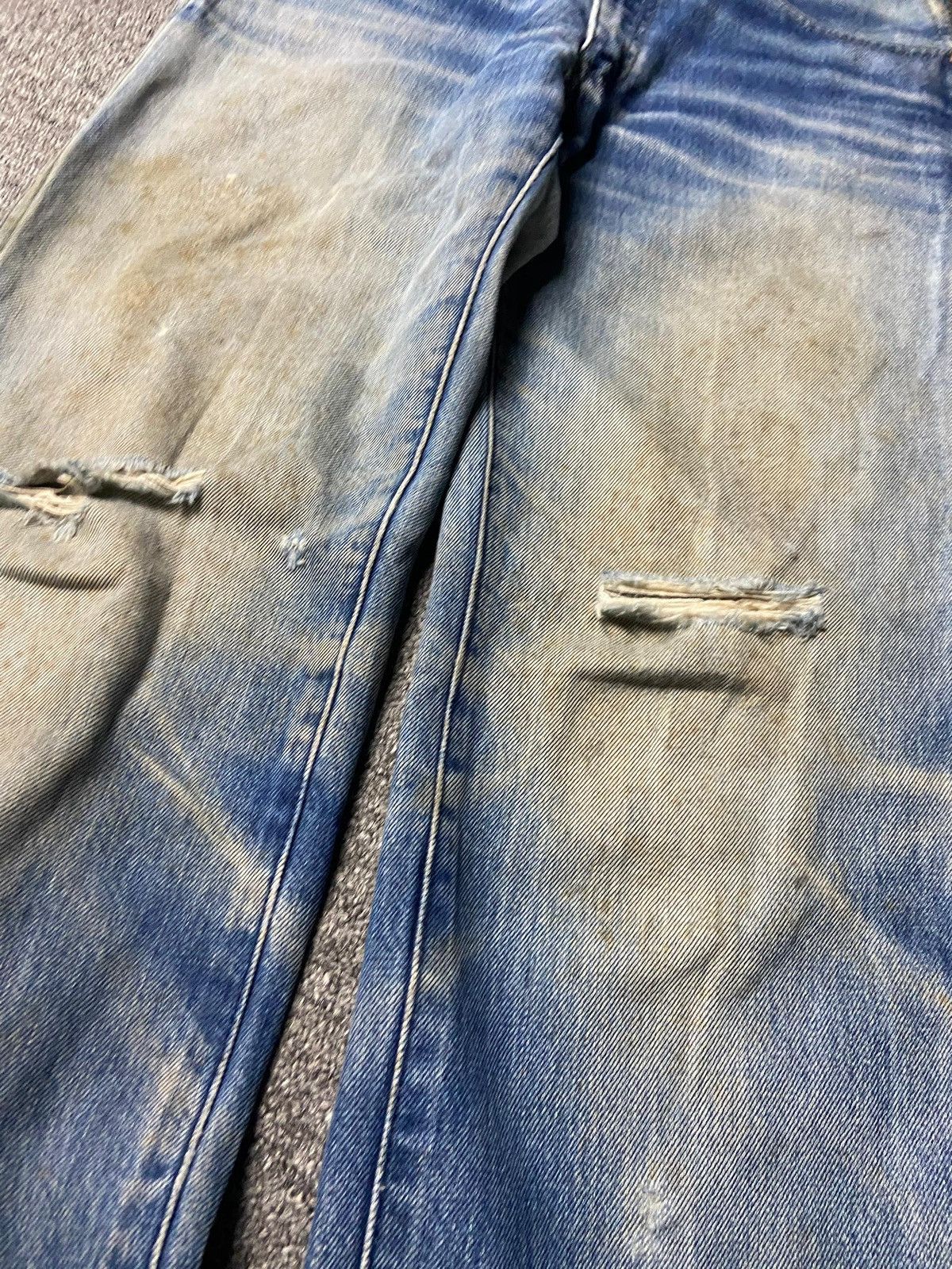 Lacoste Chemise Lacoste Distressed Denim Jeans (162) Size US 31 - 8 Thumbnail