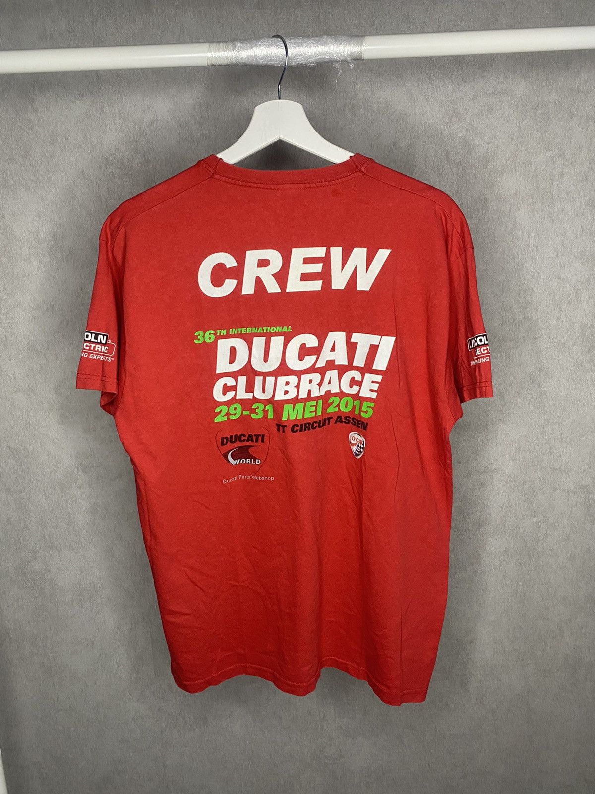 Other Ducati Club Race Moto T Shirt Red Size L Size US L / EU 52-54 / 3 - 3 Thumbnail