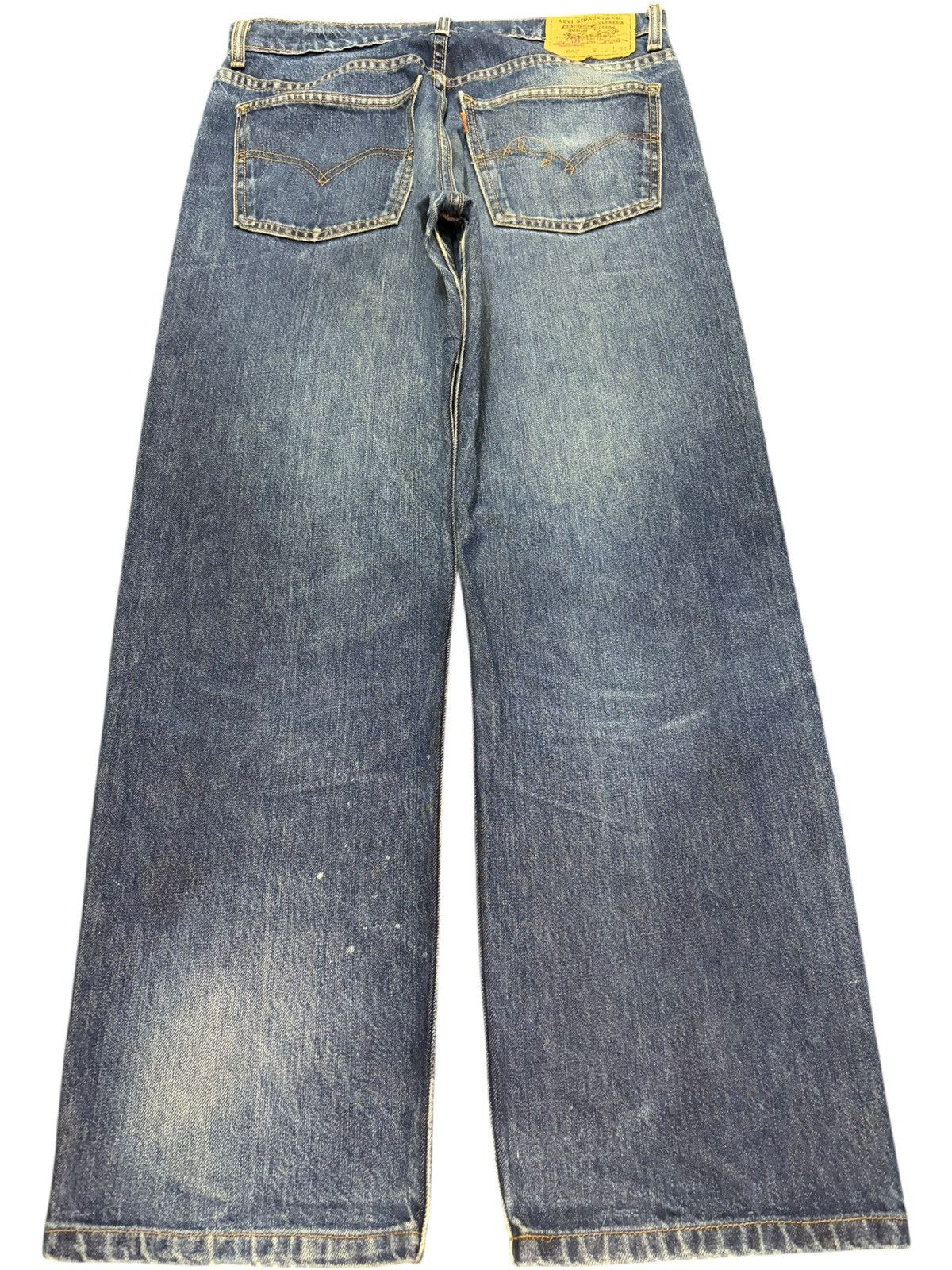 Levi's Vintage 90s Levis 607 Orange Tab Distressed Jeans Size US 31 - 2 Thumbnail