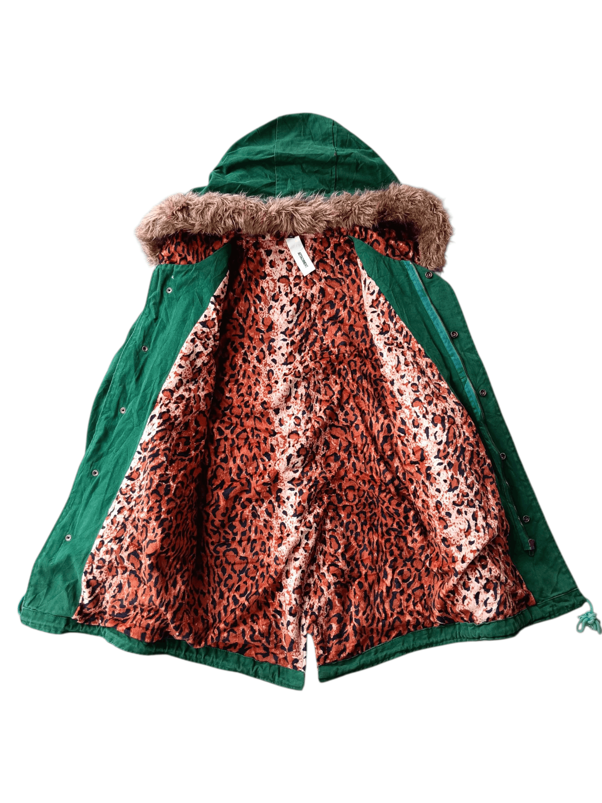 Kazuyuki Kumagai Attachment Attachment leopard linning fur hoodie parka jacket Size US M / EU 48-50 / 2 - 4 Thumbnail