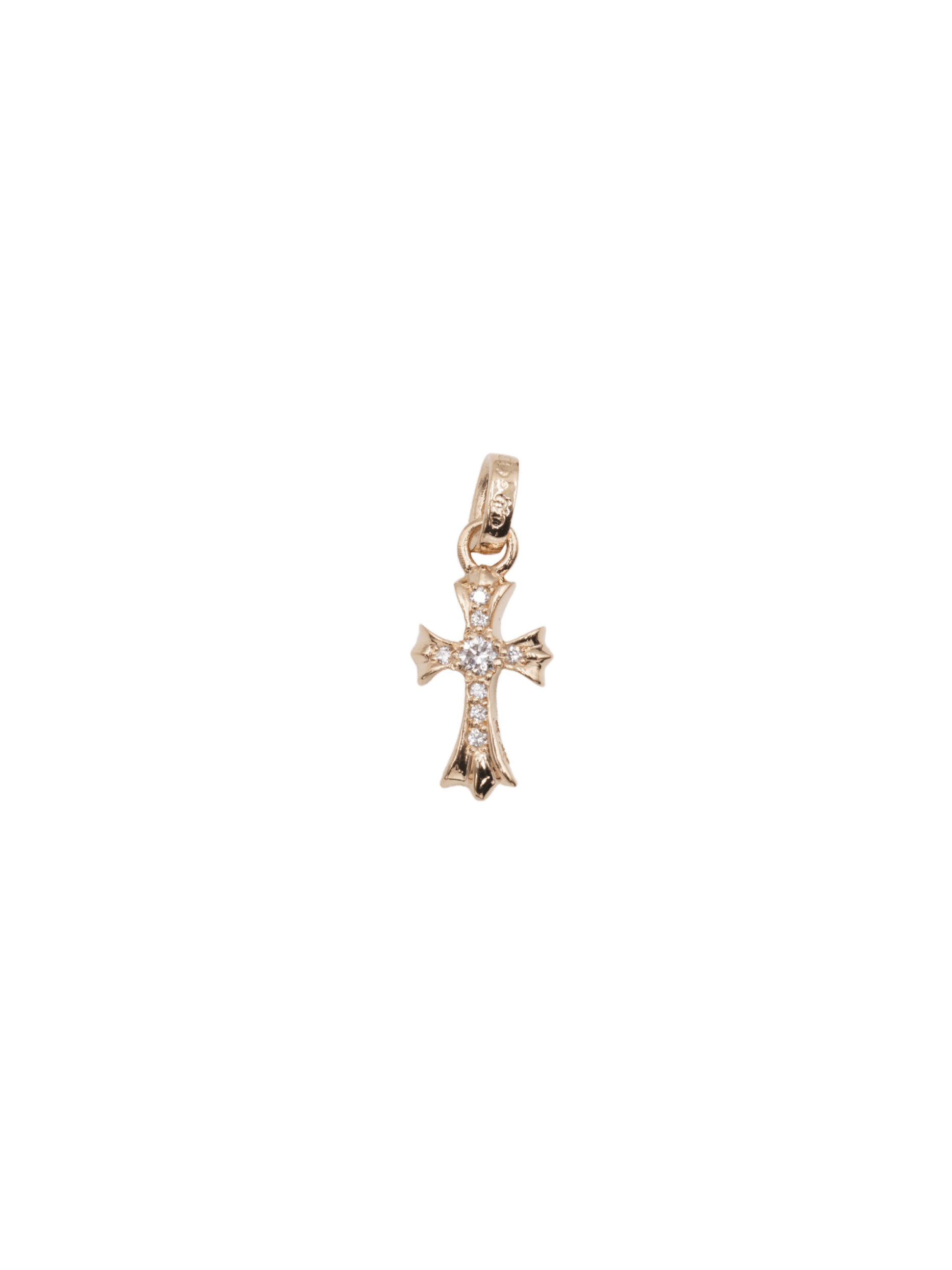 Chrome Hearts Gold Diamond Pave Babyfat Earring | Grailed