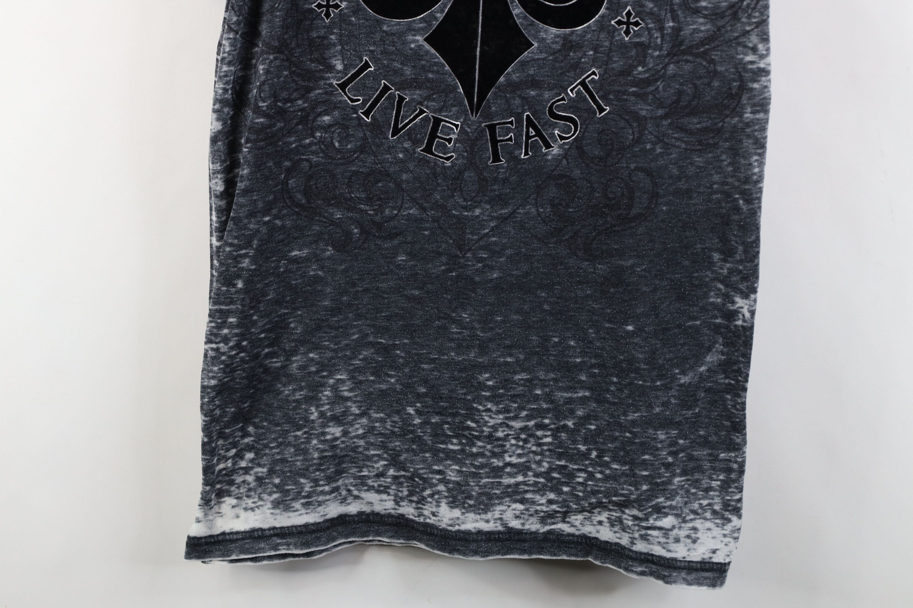 Affliction Vintage Affliction Acid Wash UFS MMA Jersey Knit T-Shirt USA Size US L / EU 52-54 / 3 - 3 Thumbnail