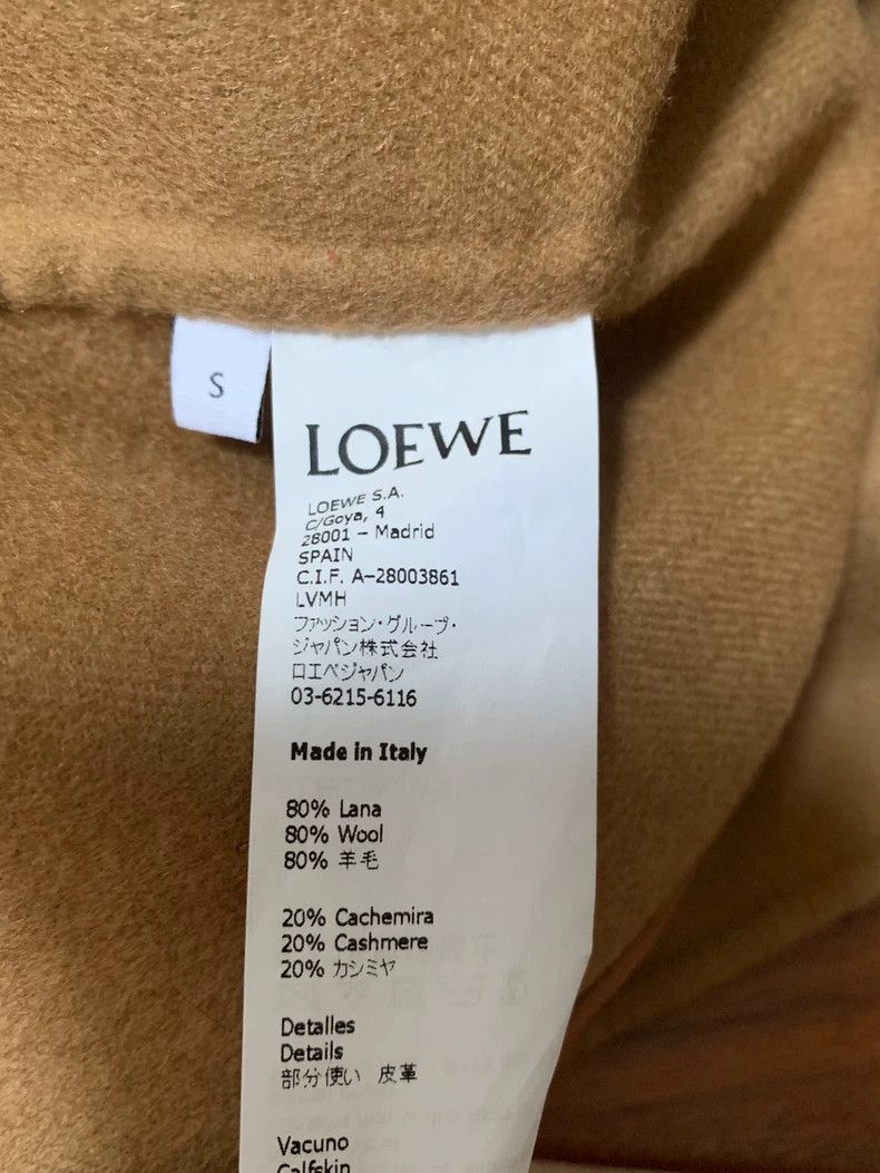 Loewe Loewe Classic camel colored wool coat with hat Size S / US 4 / IT 40 - 5 Thumbnail
